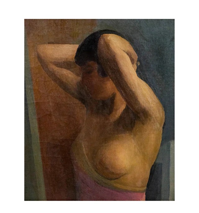 Boris Solotareff, Russian 1889-1966, Art Deco Portrait of a Lady