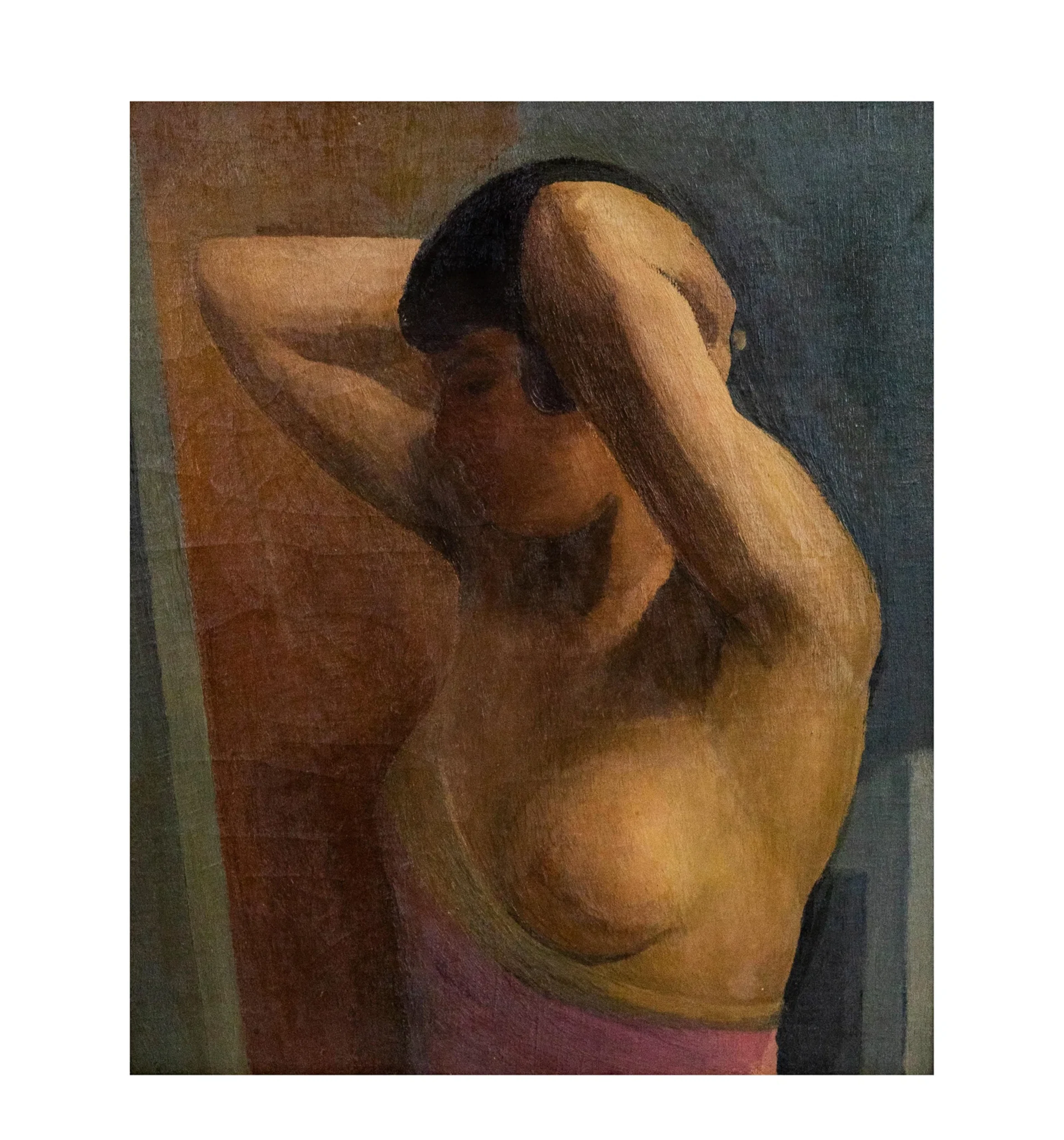 Boris Solotareff, Russian 1889-1966, Art Deco Portrait of a Lady