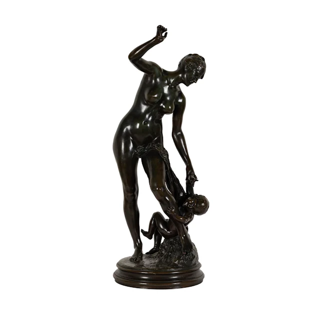 Edme Antony Paul Noel, French 1845-1909, Venus and Cupid