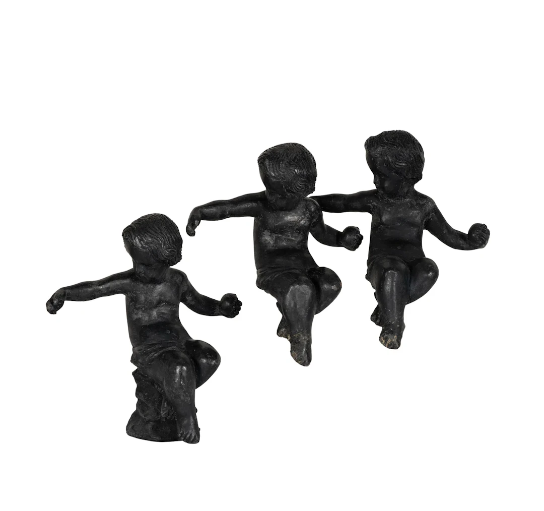 Three Lead Cherubs
