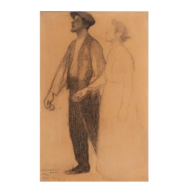 Henri Martin, French 1860-1943, Etude pour les Bords de la Garonne