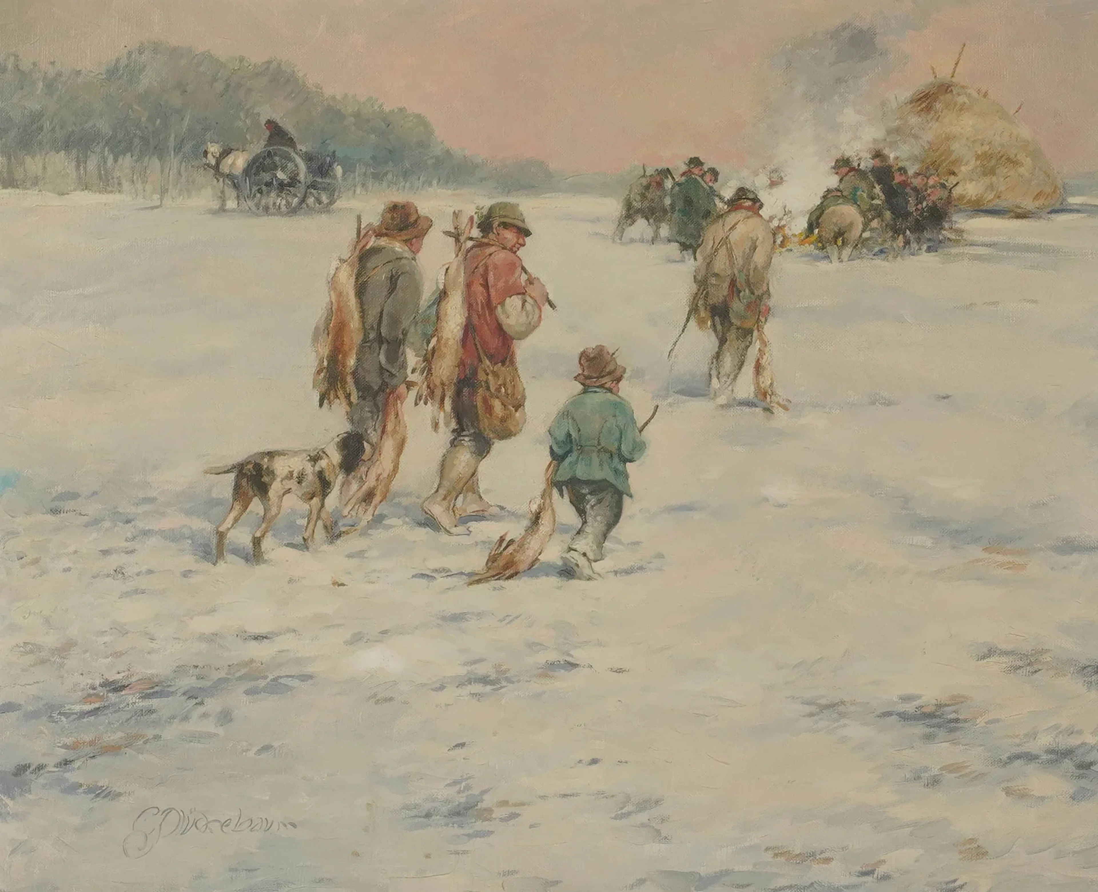 Landscape with Hunters