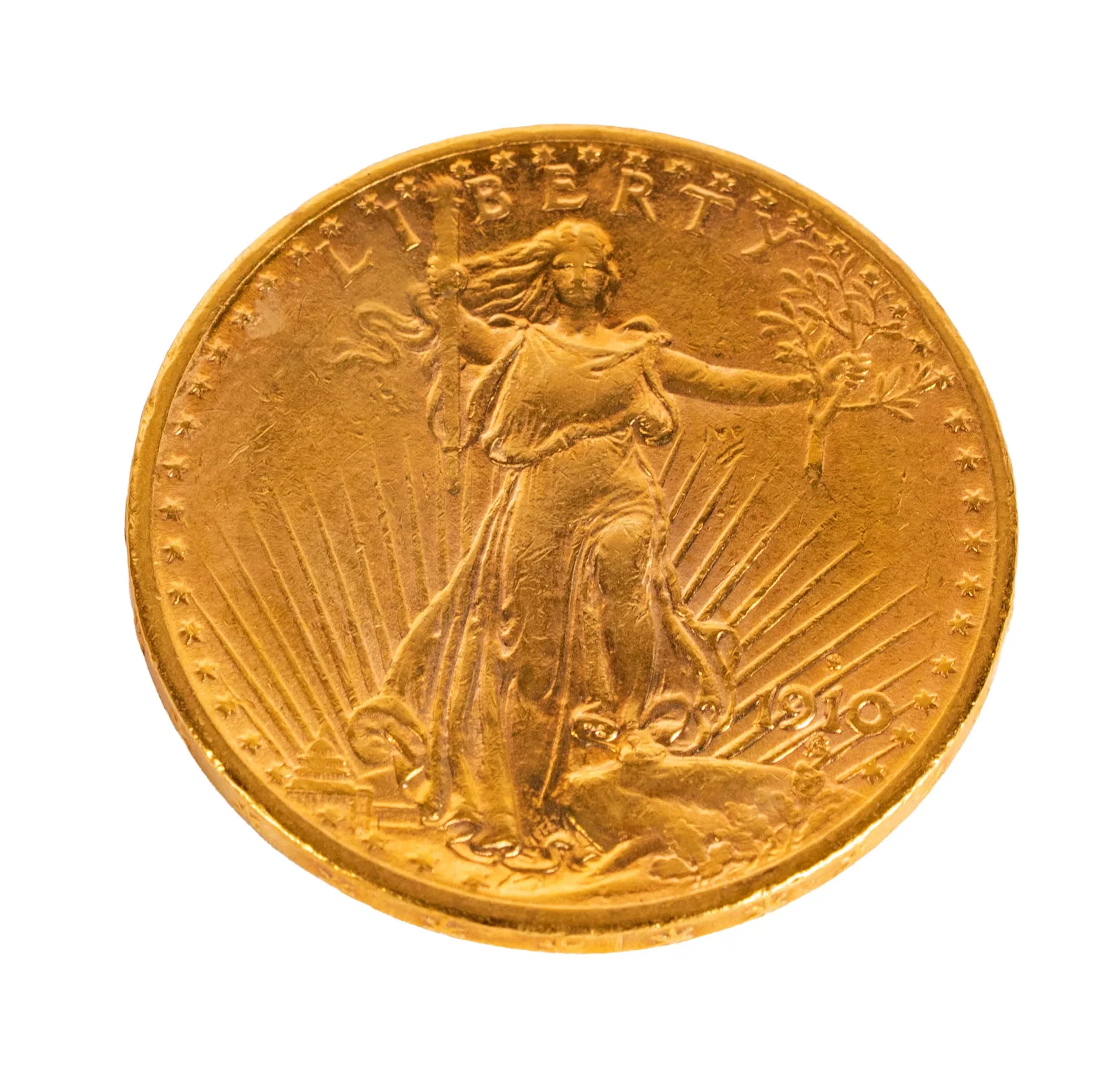 1910 US $20 Double Eagle Gold Coin