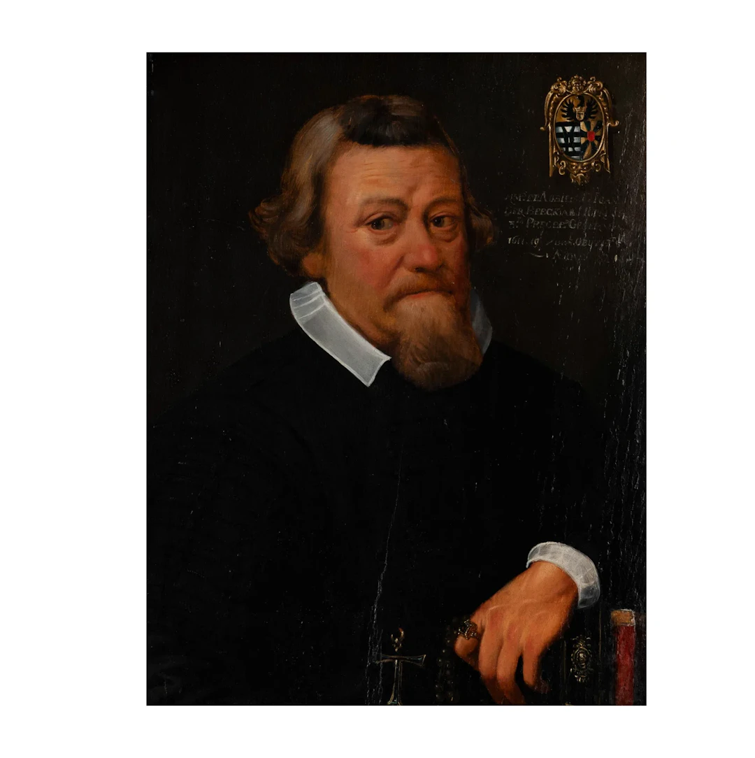 A German School (17th Century): Portrait of Johann Van Der Beeck of Nuremberg