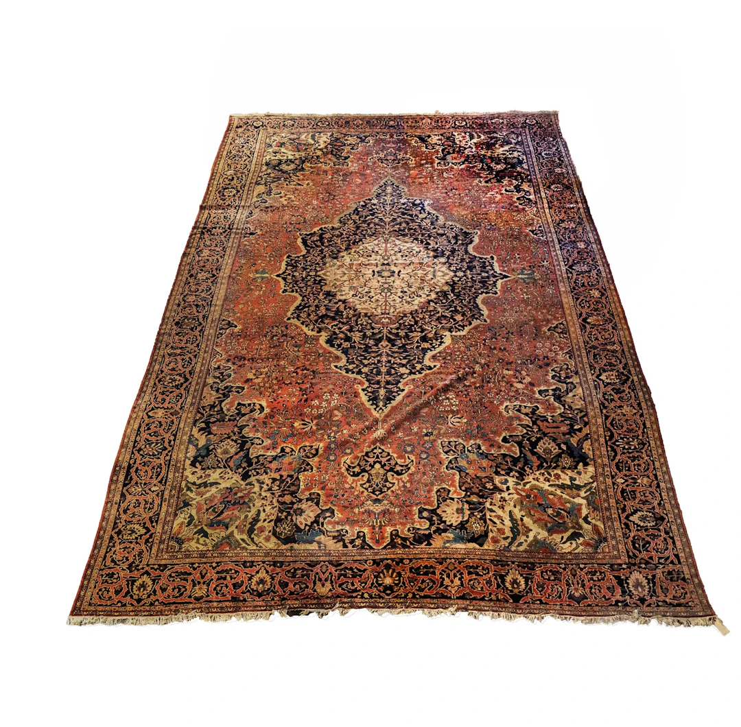 An Antique Fereghan Sarouk Rug 23'6" x 14'