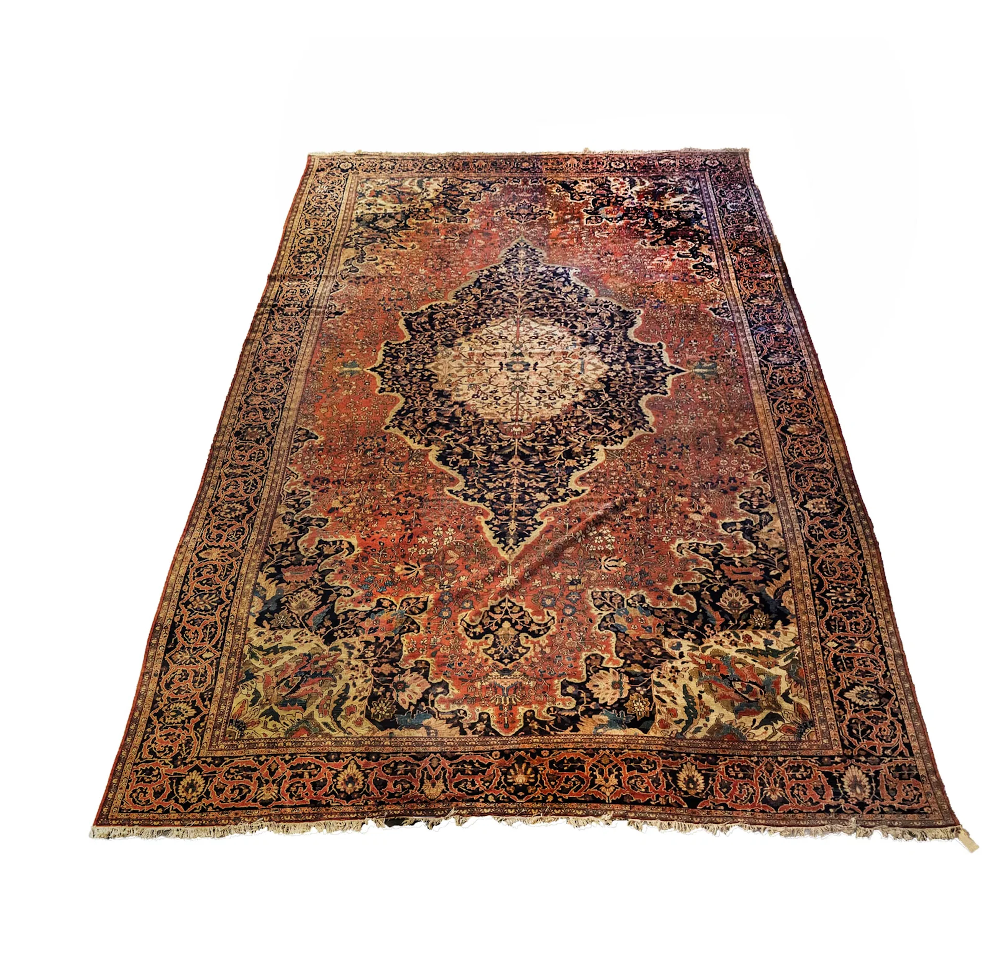 An Antique Fereghan Sarouk Rug 23'6" x 14'