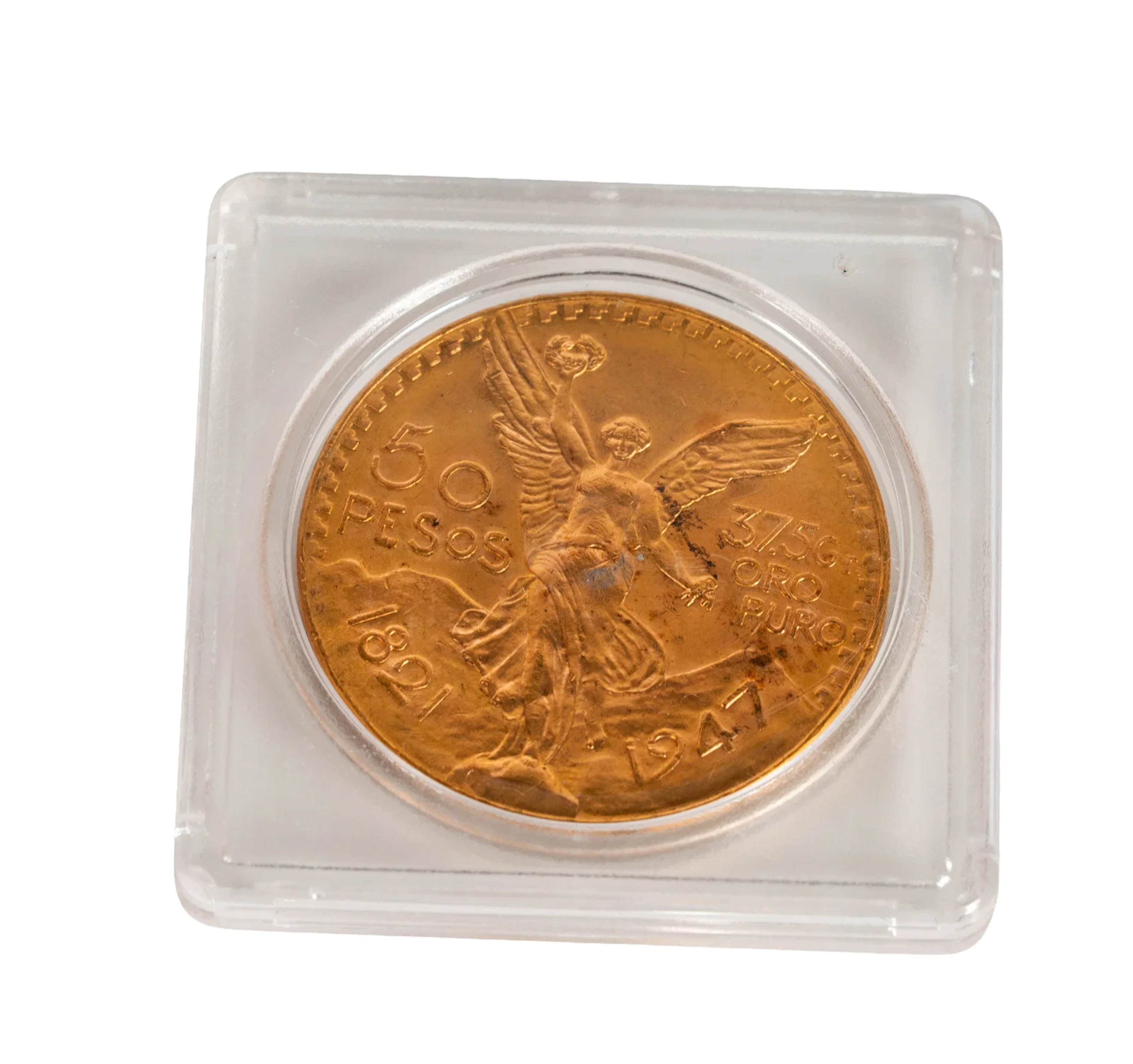 1947 Mexico 50 Pesos Gold Coin