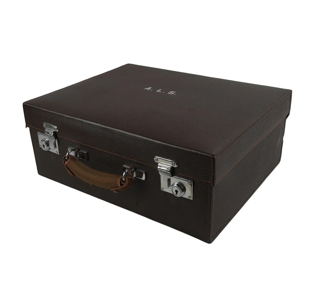 An Art Deco Silver Ladies Dressing Case