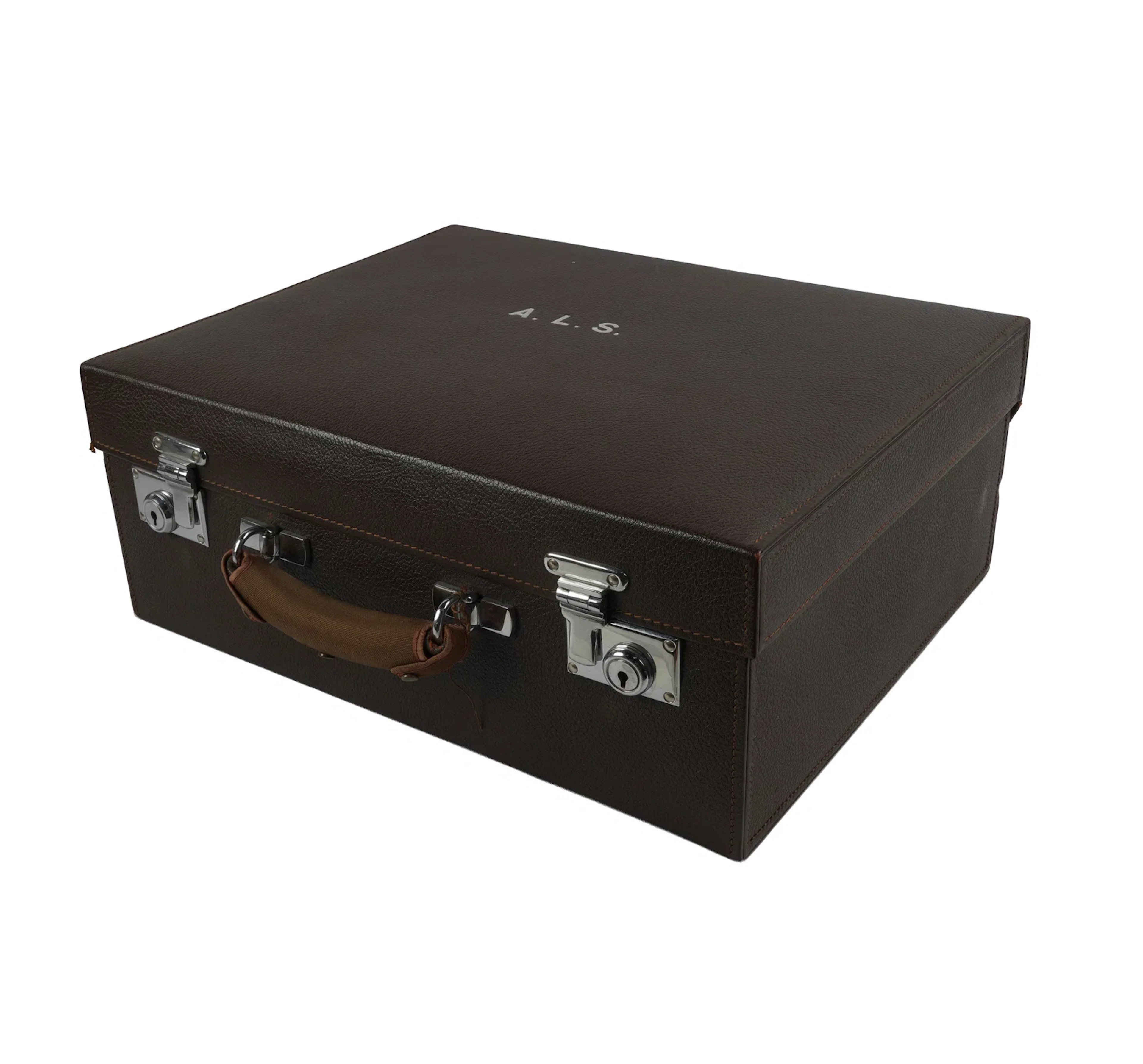 An Art Deco Silver Ladies Dressing Case