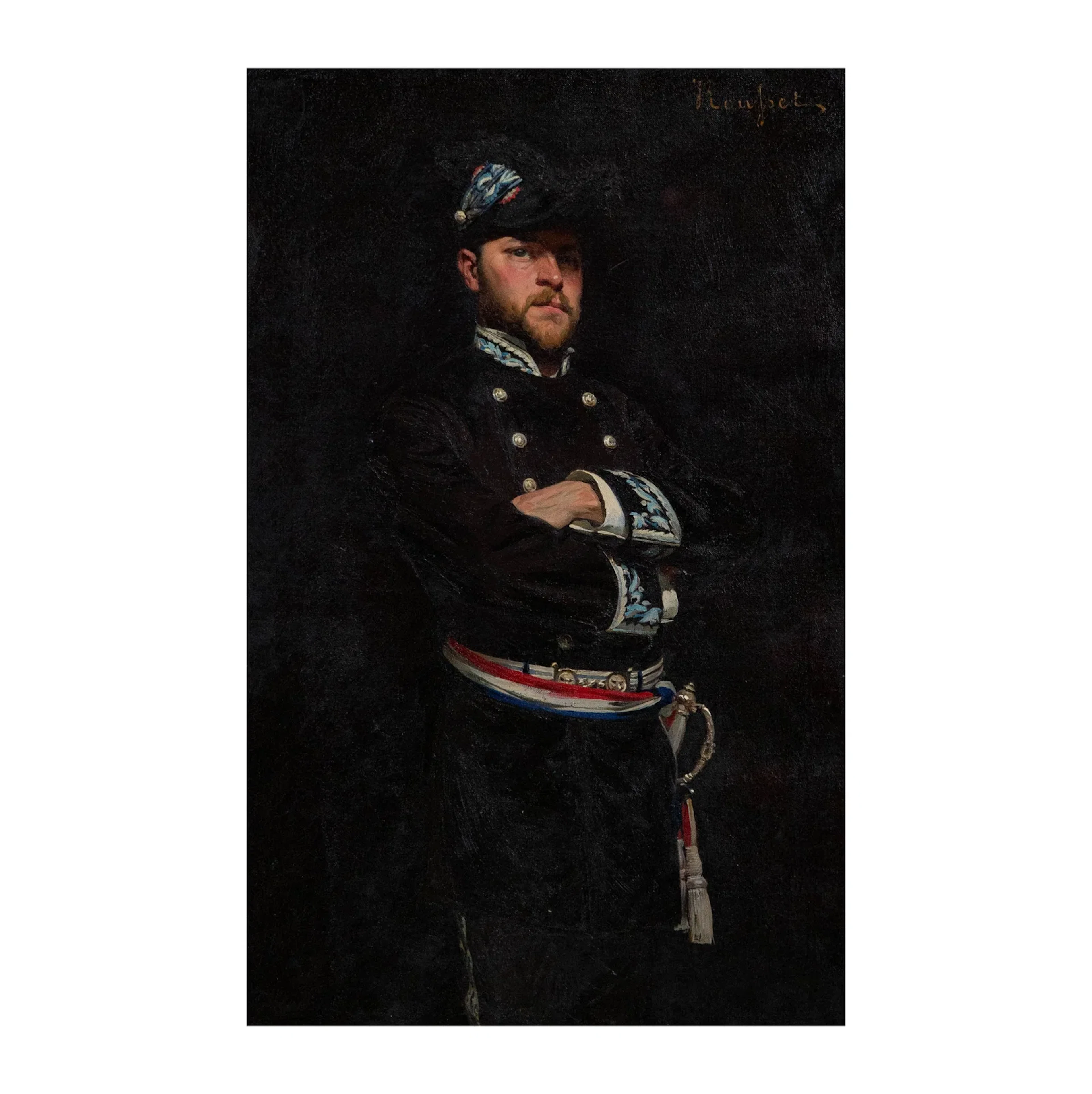 19th Century: A Portrait of a French Military Officer