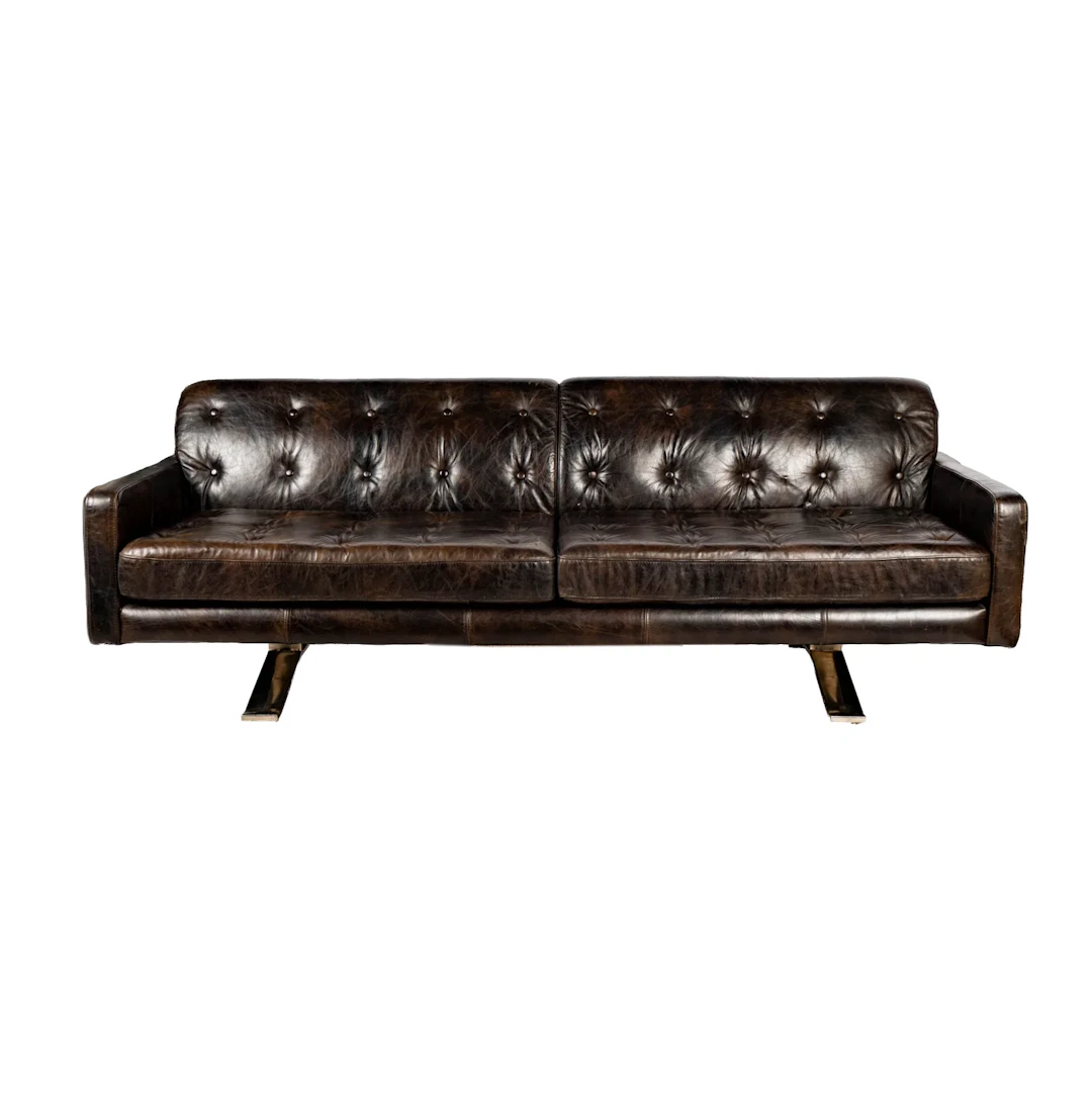 A Jean-Marie Massaud Kennedee Leather Sofa