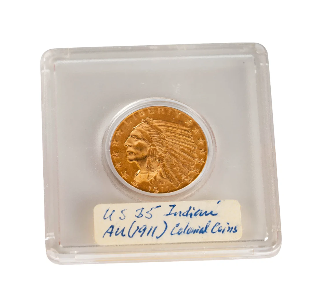 1911 US $5 Gold Half Eagle Coin