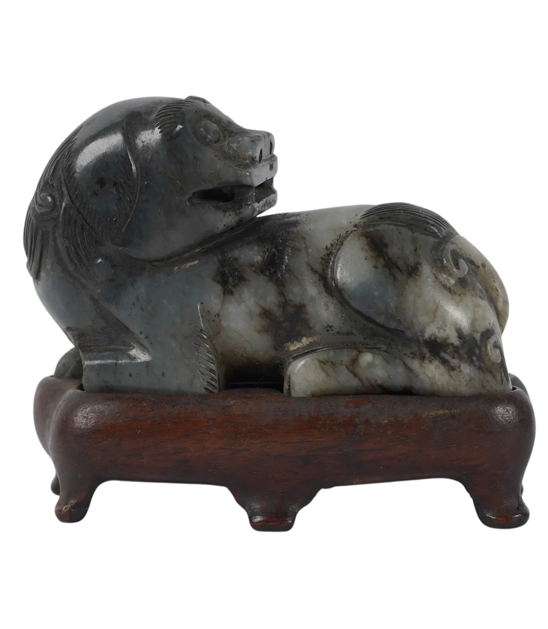 A Chinese Jade Carving of a Beast