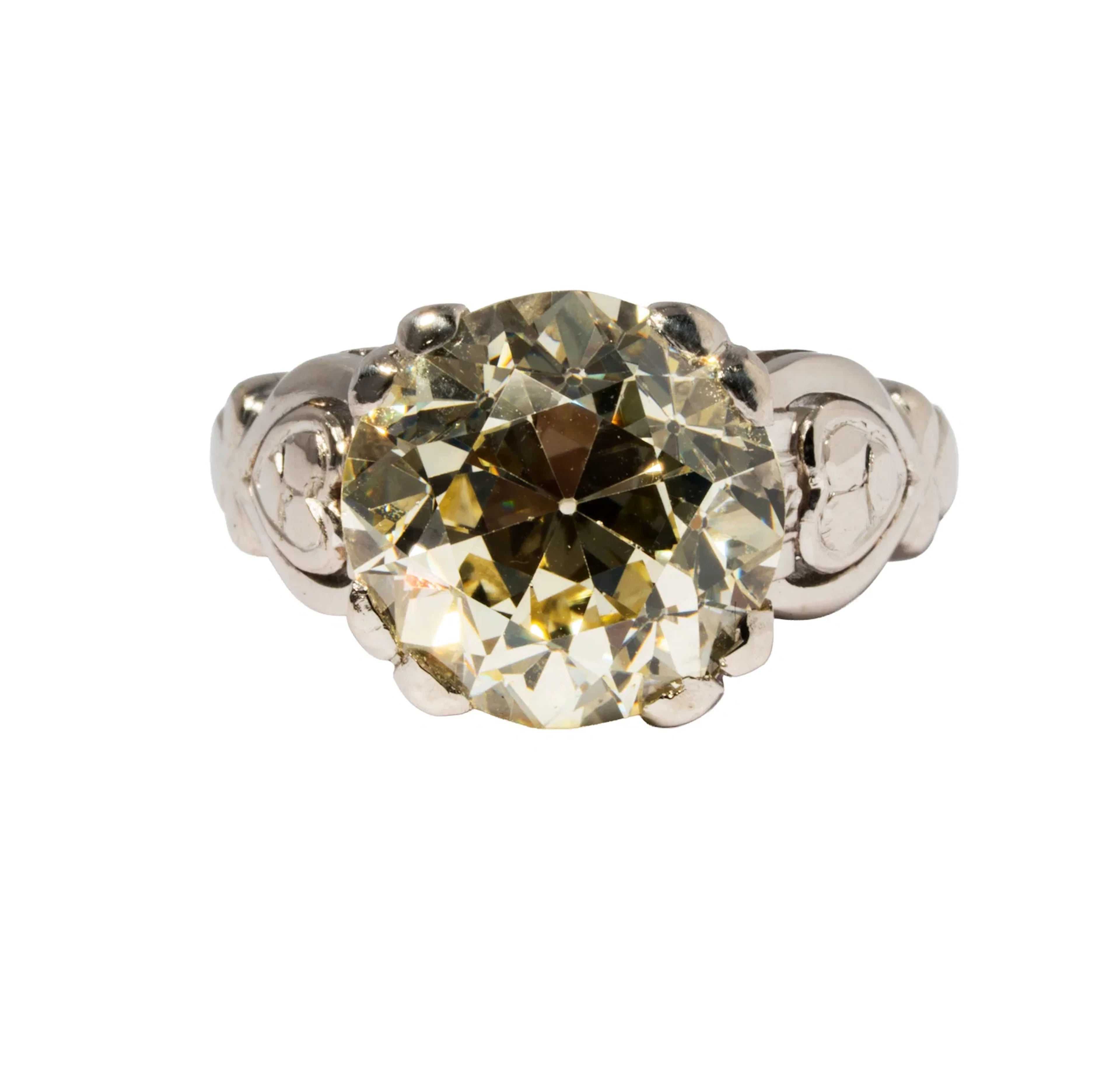 Platinum and Diamond Ring