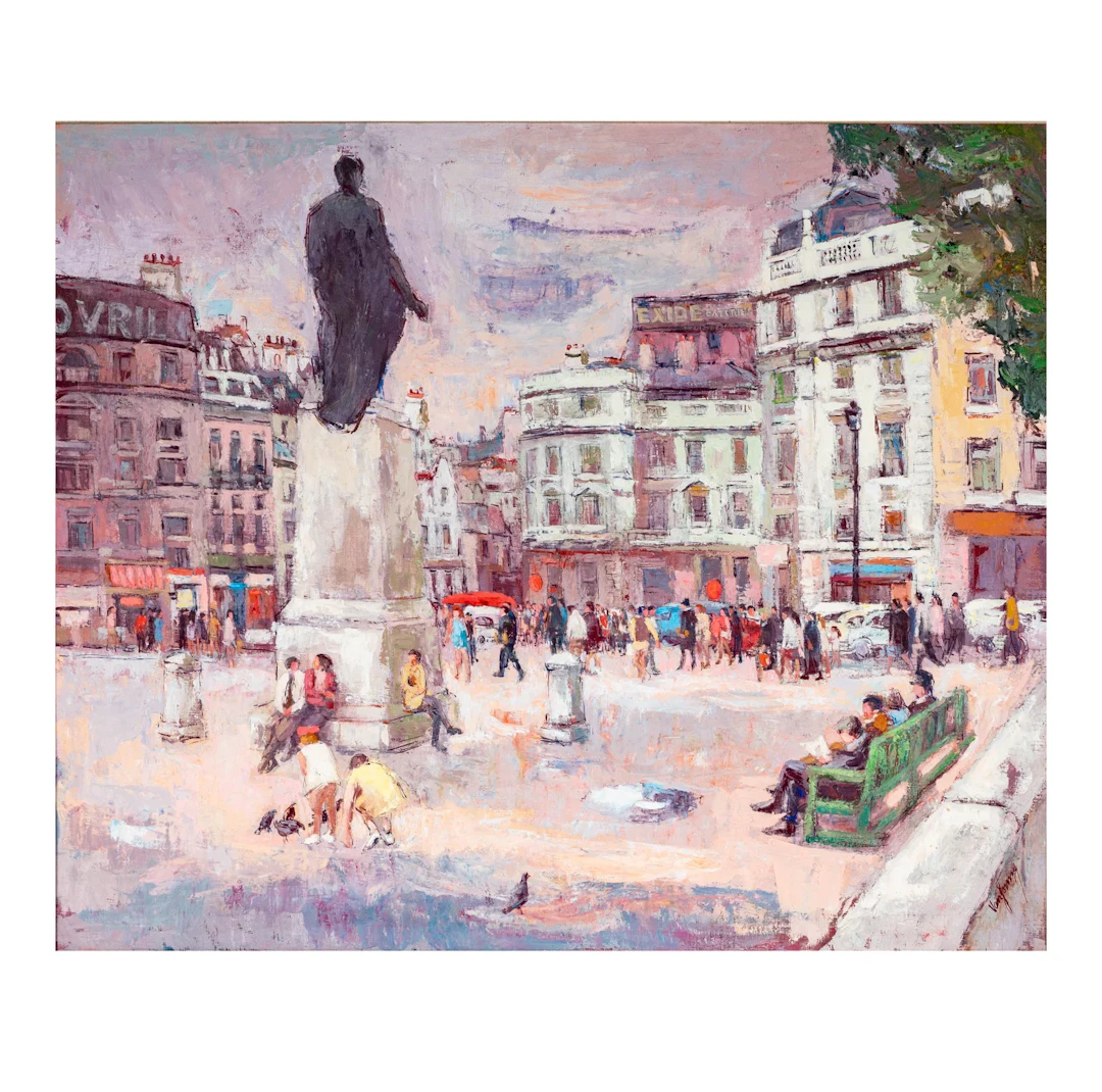 Oscar Van Young, Los Angeles, CA 1906-1991, Trafalgar Square, London