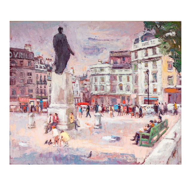 Oscar Van Young, Los Angeles, CA 1906-1991, Trafalgar Square, London