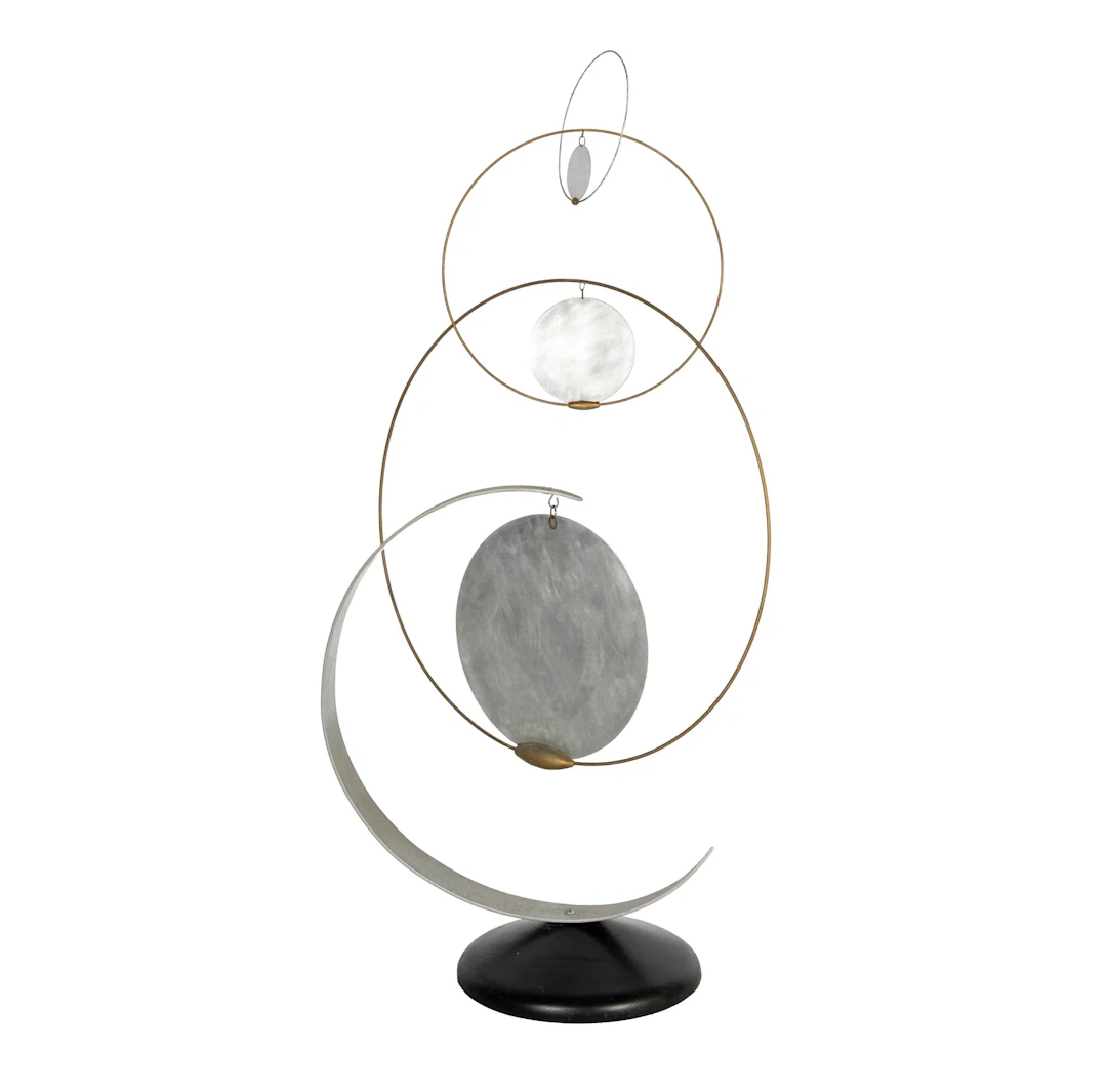 John Edwards: Mobile Standing in Silver and Gold