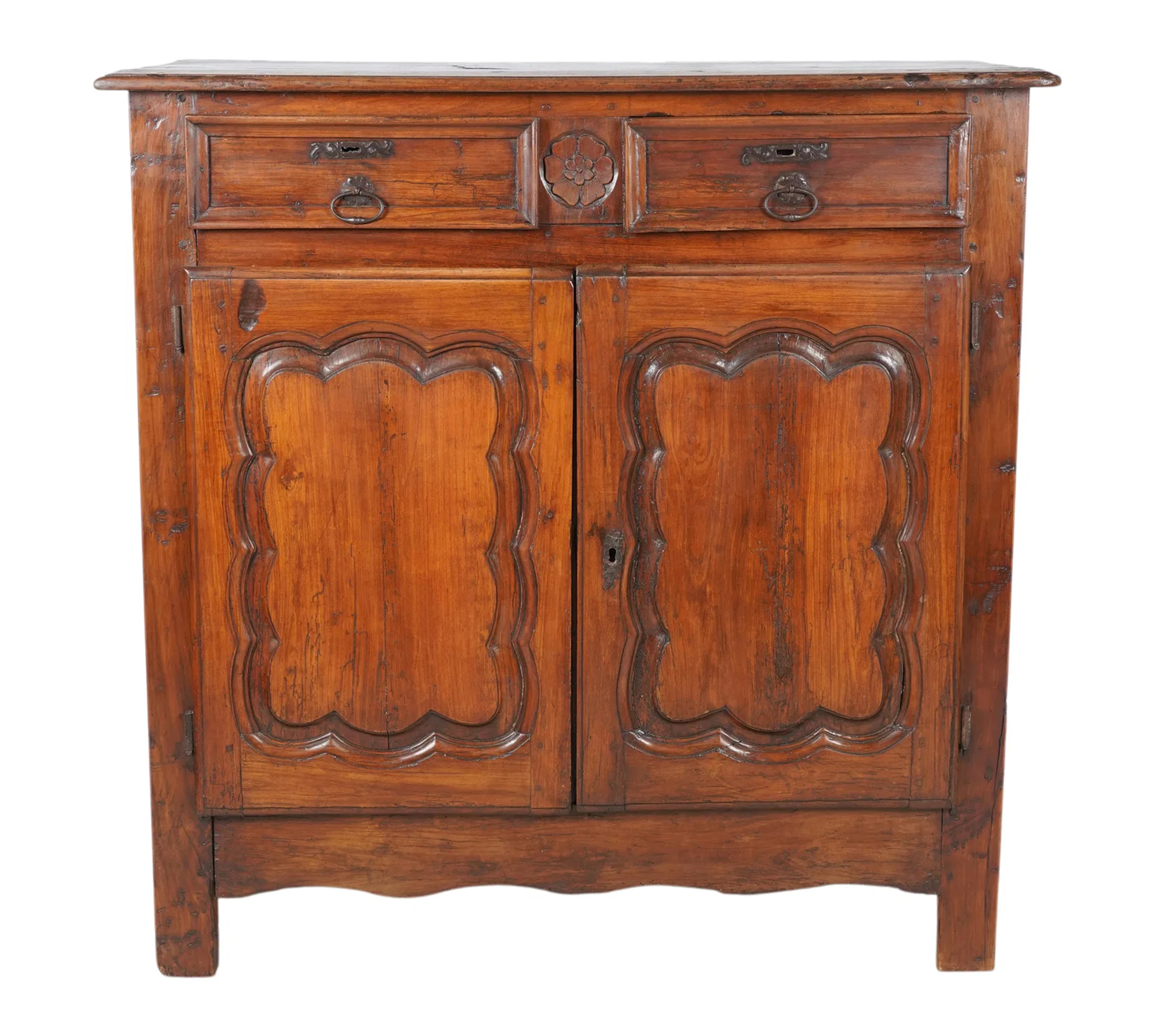 A French Provincial Carved Wood Buffet