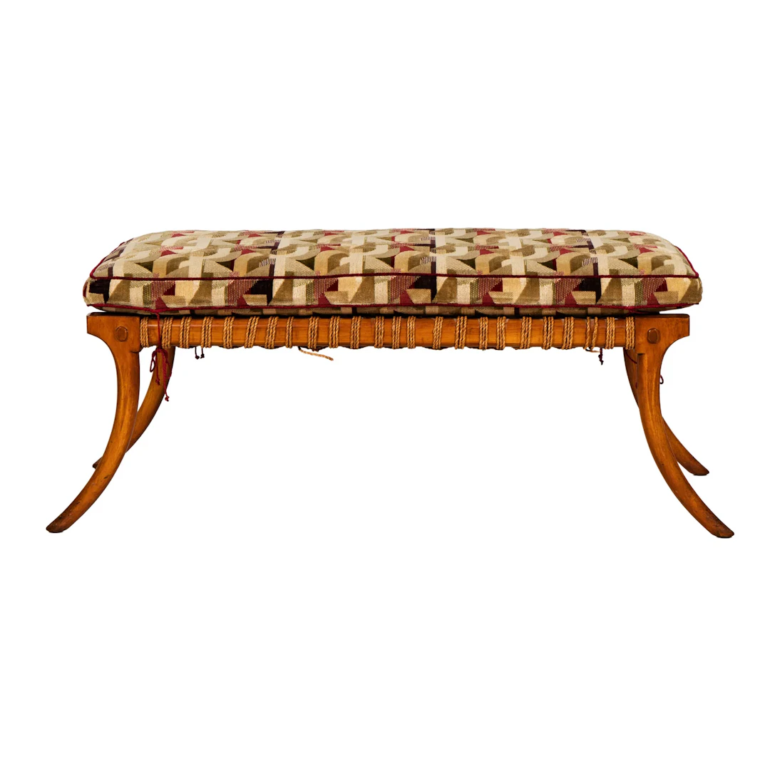 Rush Seat Bench