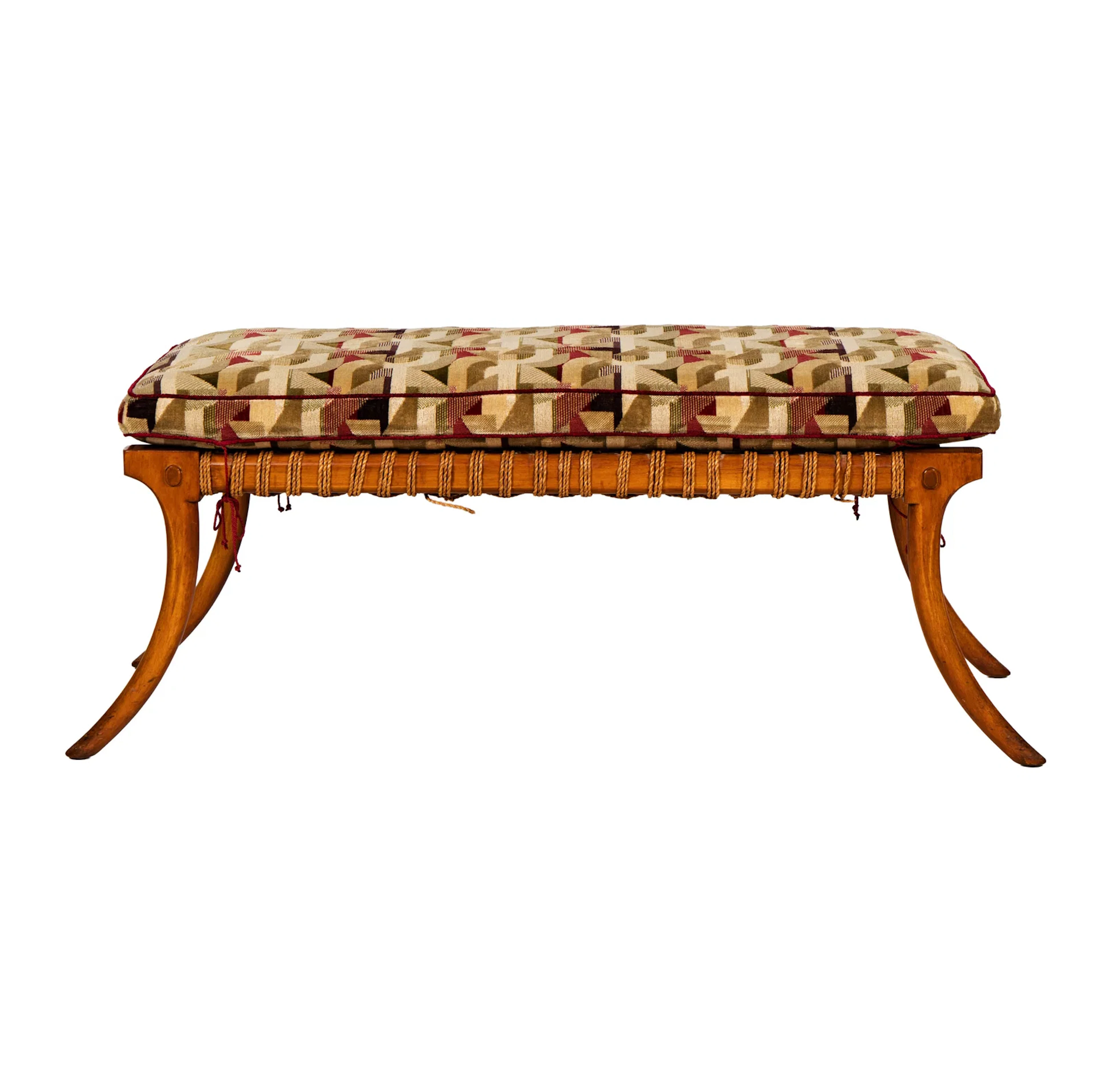 Rush Seat Bench