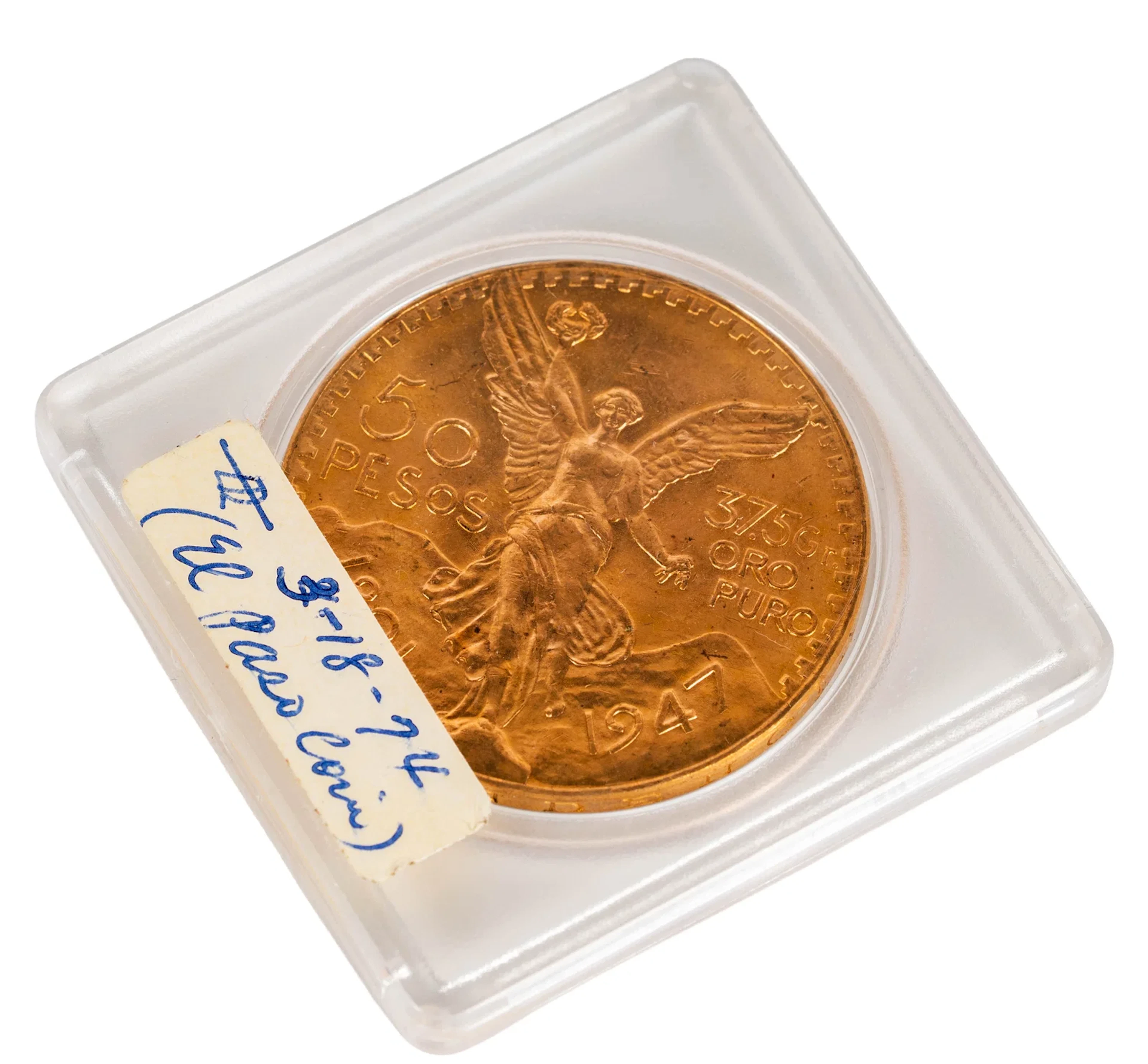 1947 Mexico 50 Pesos Gold Coin