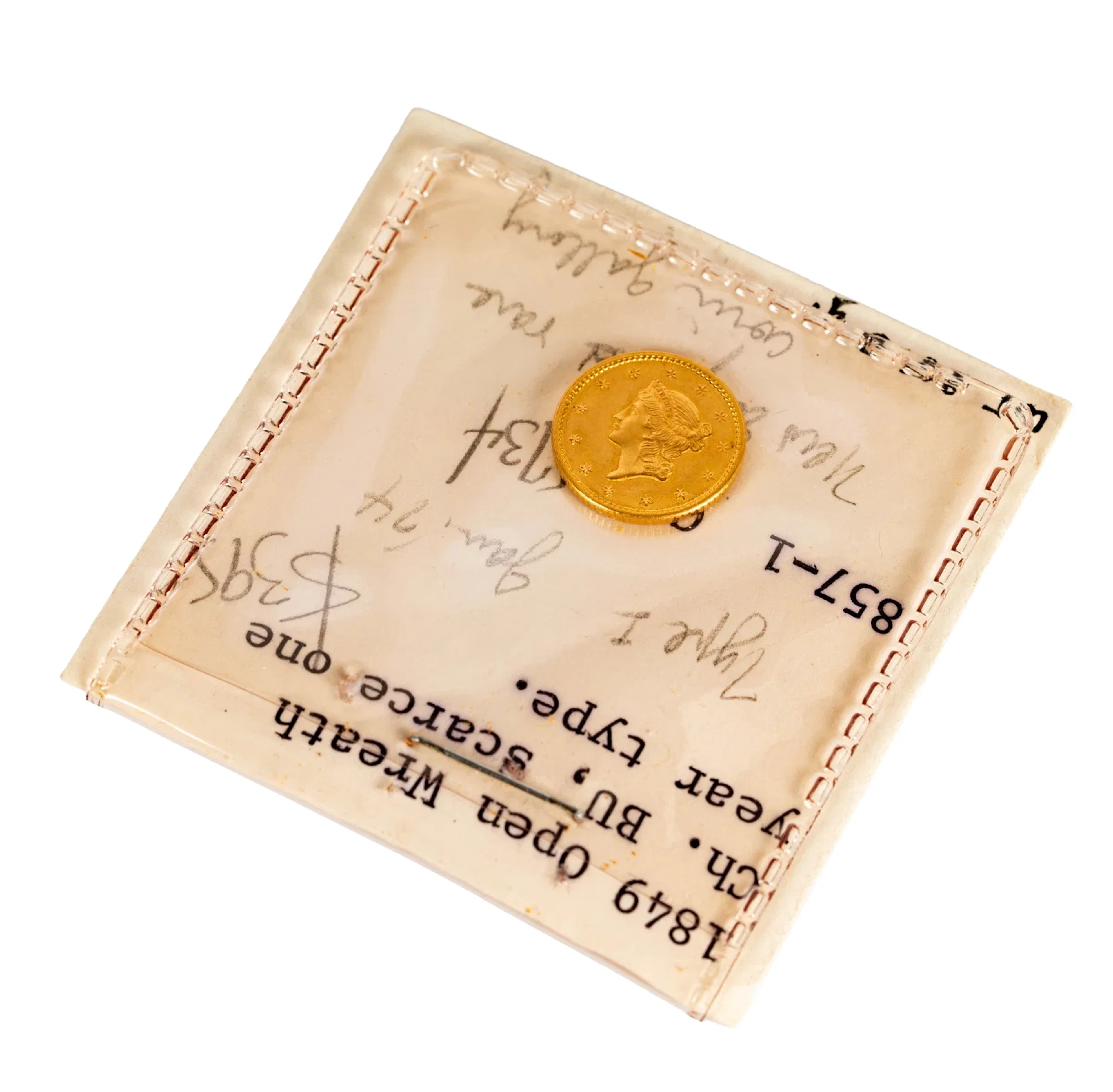 1849 US $1.00 Gold Coin