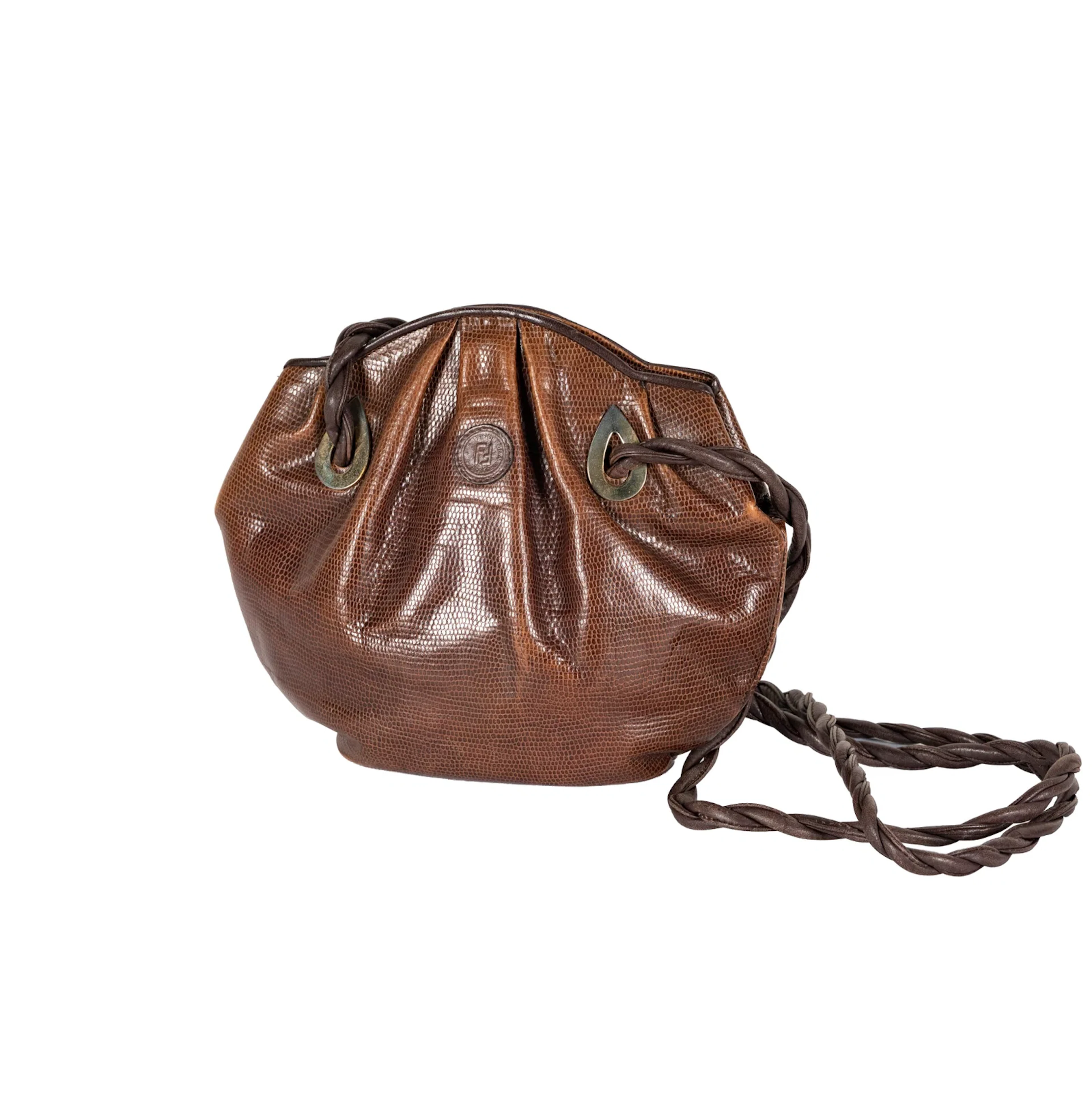 Fendi Brown Leather Bag