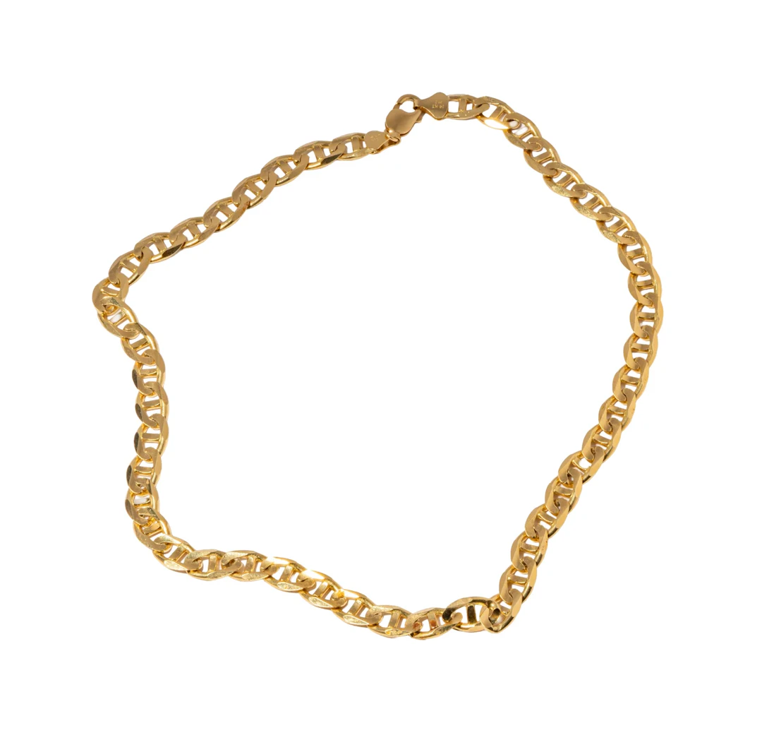 14-Karat Yellow Gold Heavy "Gucci" Link Chain