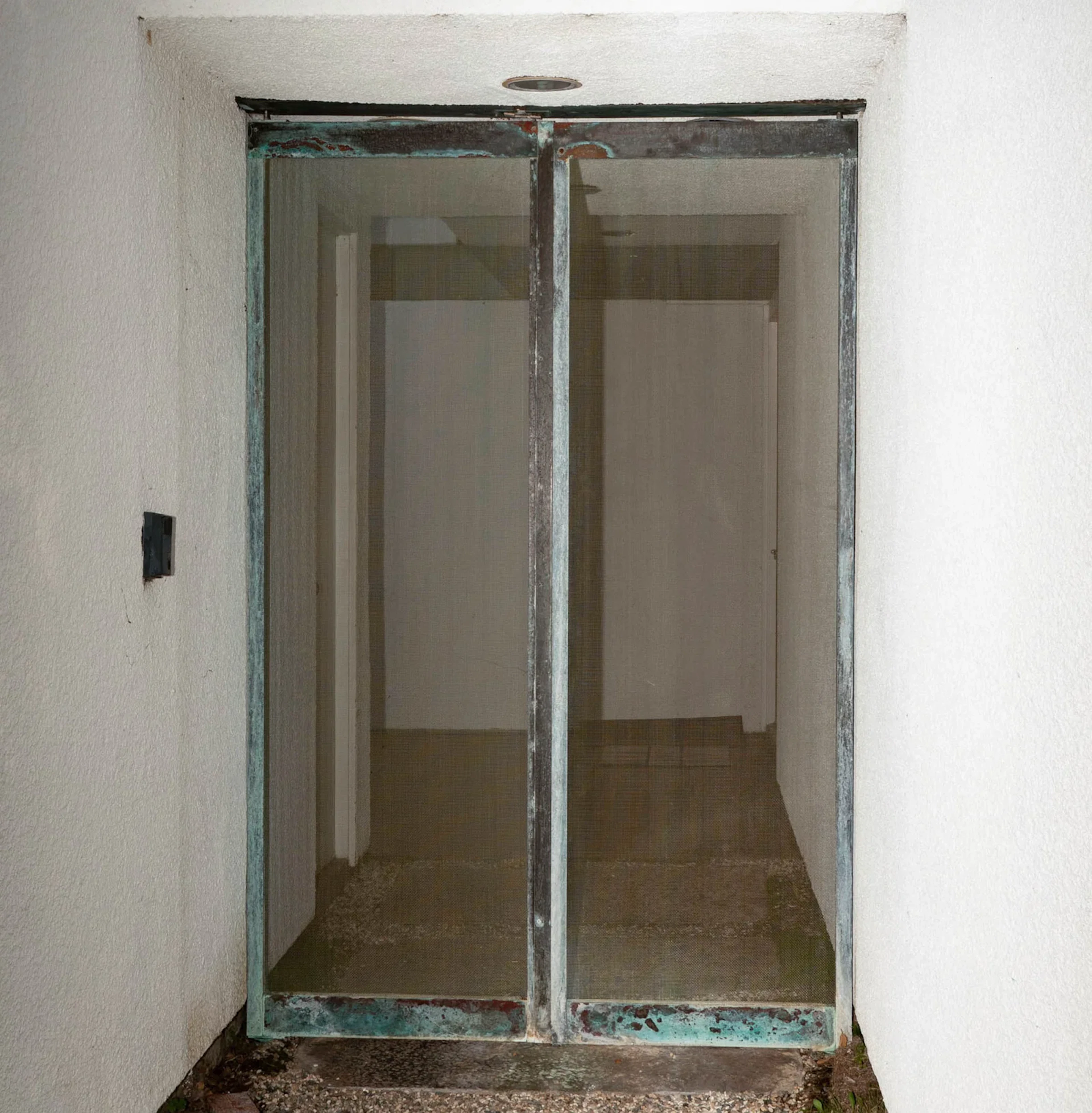 Pair of Bronze Fountain Screen Doors