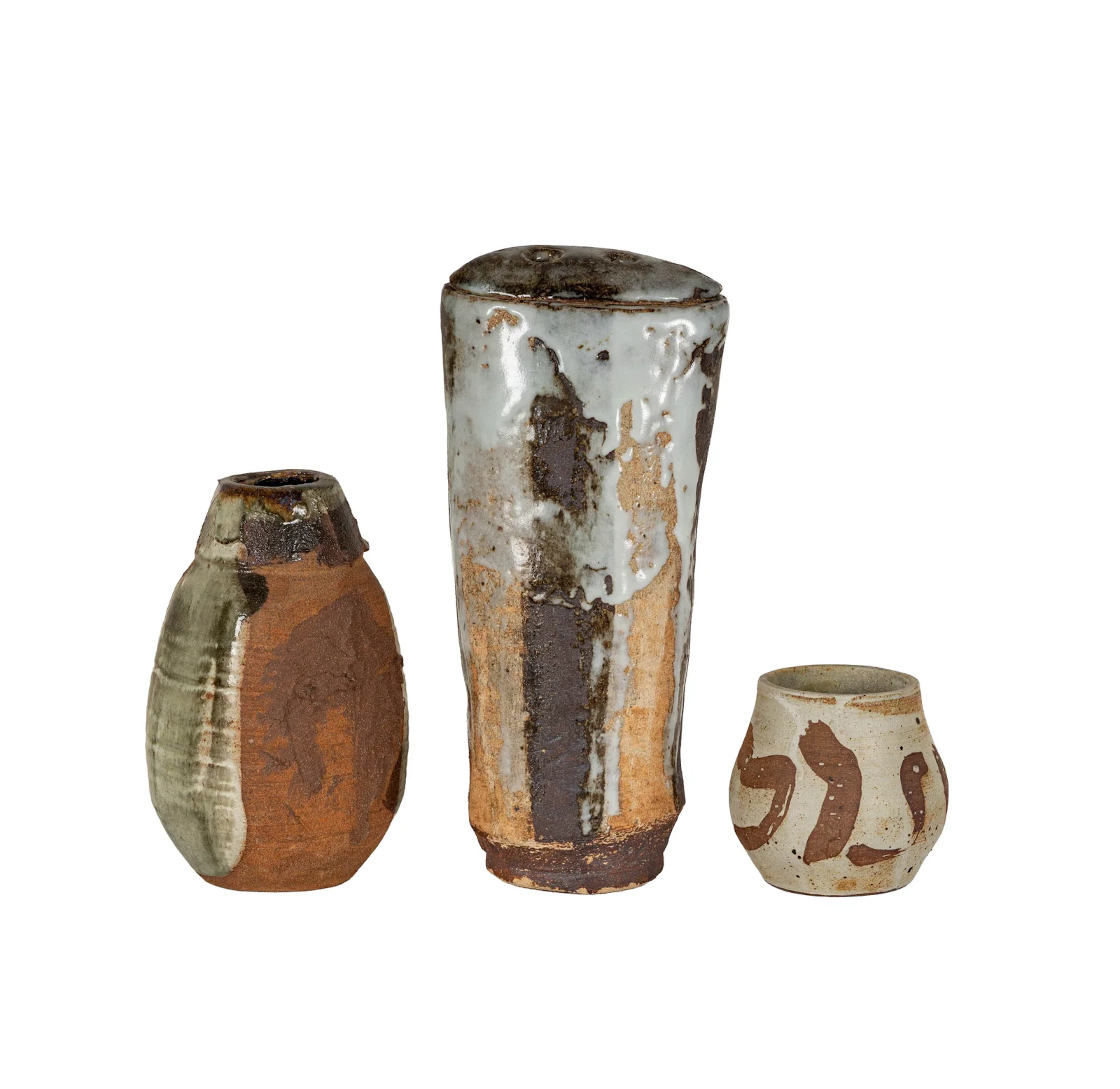 Three Studio Pottery Table Articles