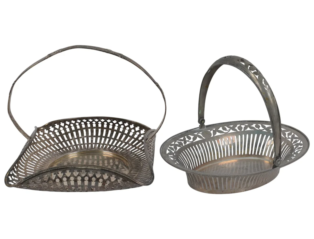 Two Sterling Silver Baskets