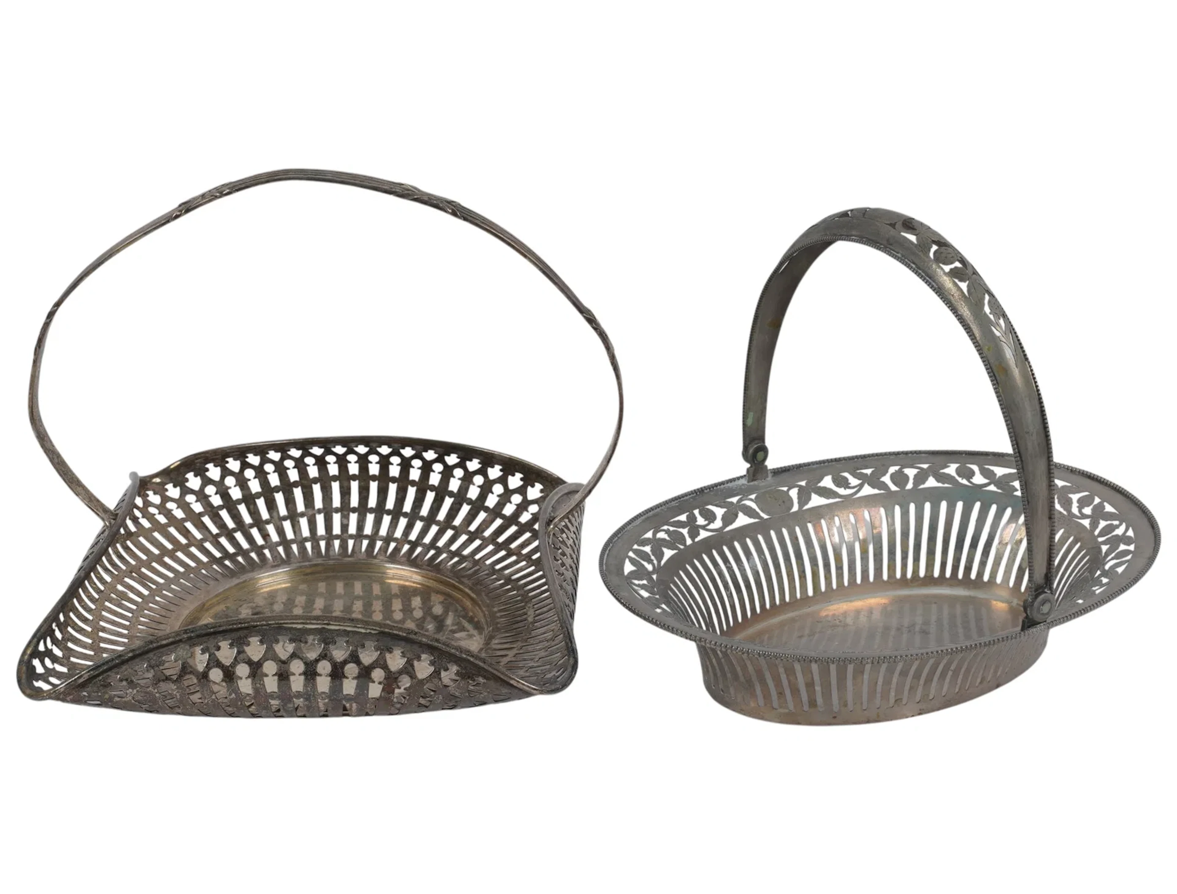 Two Sterling Silver Baskets