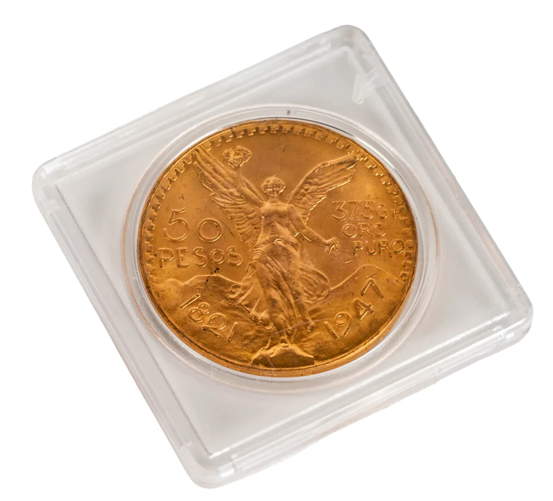 1947 Mexico 50 Pesos Gold Coin