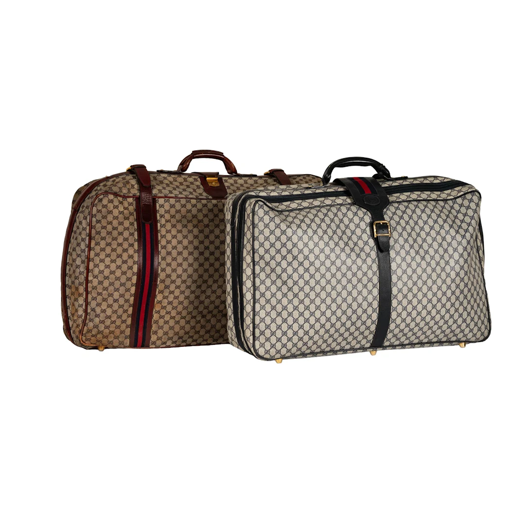 Two Vintage Gucci 'Supreme' Suitcases