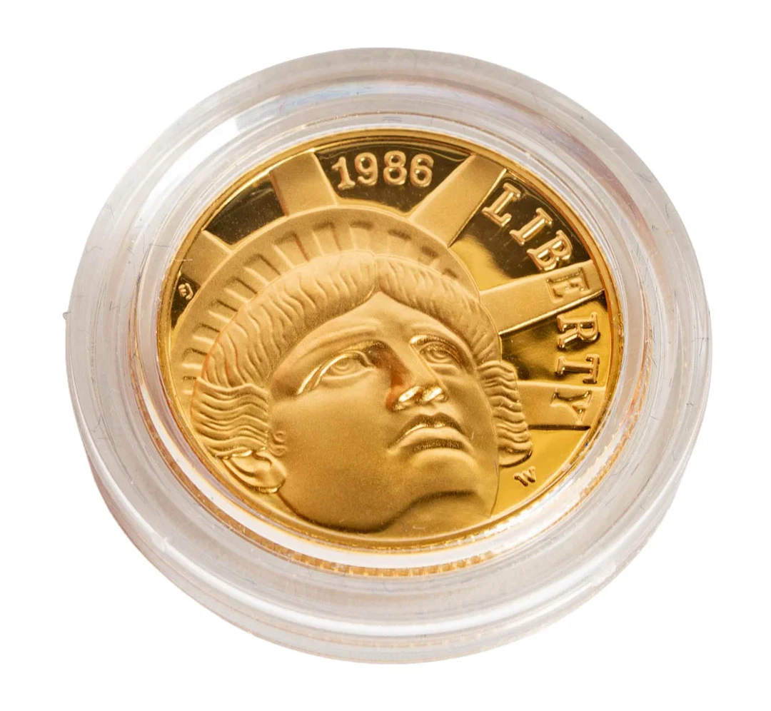 1986 Statue of Liberty $5 Gold Coin