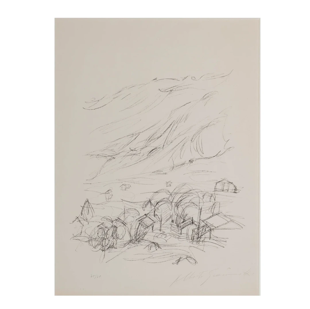 Alberto Giacometti, Swiss 1901-1966, Stampa (L.46)