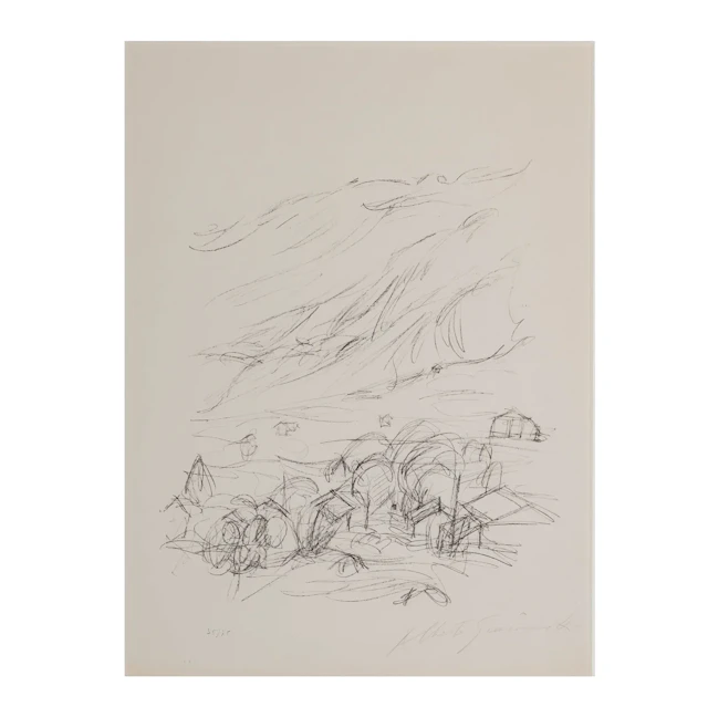 Alberto Giacometti, Swiss 1901-1966, Stampa (L.46)