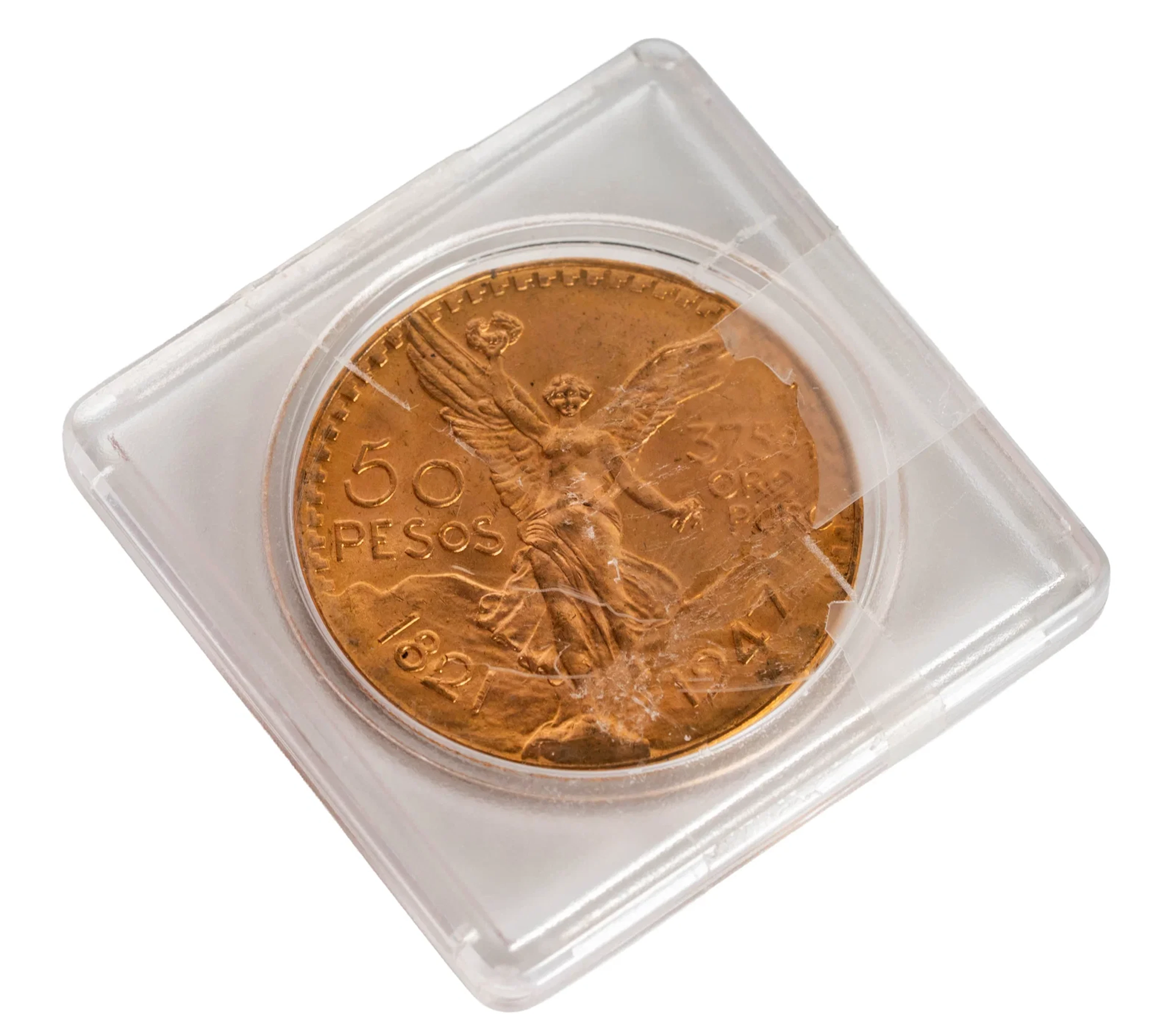 1947 Mexico 50 Pesos Gold Coin