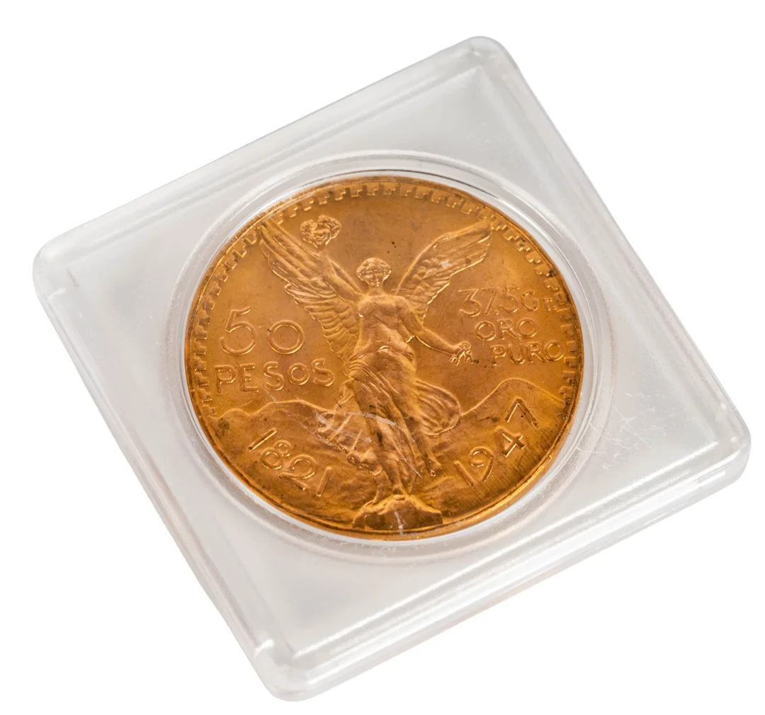 1947 Mexico 50 Pesos Gold Coin