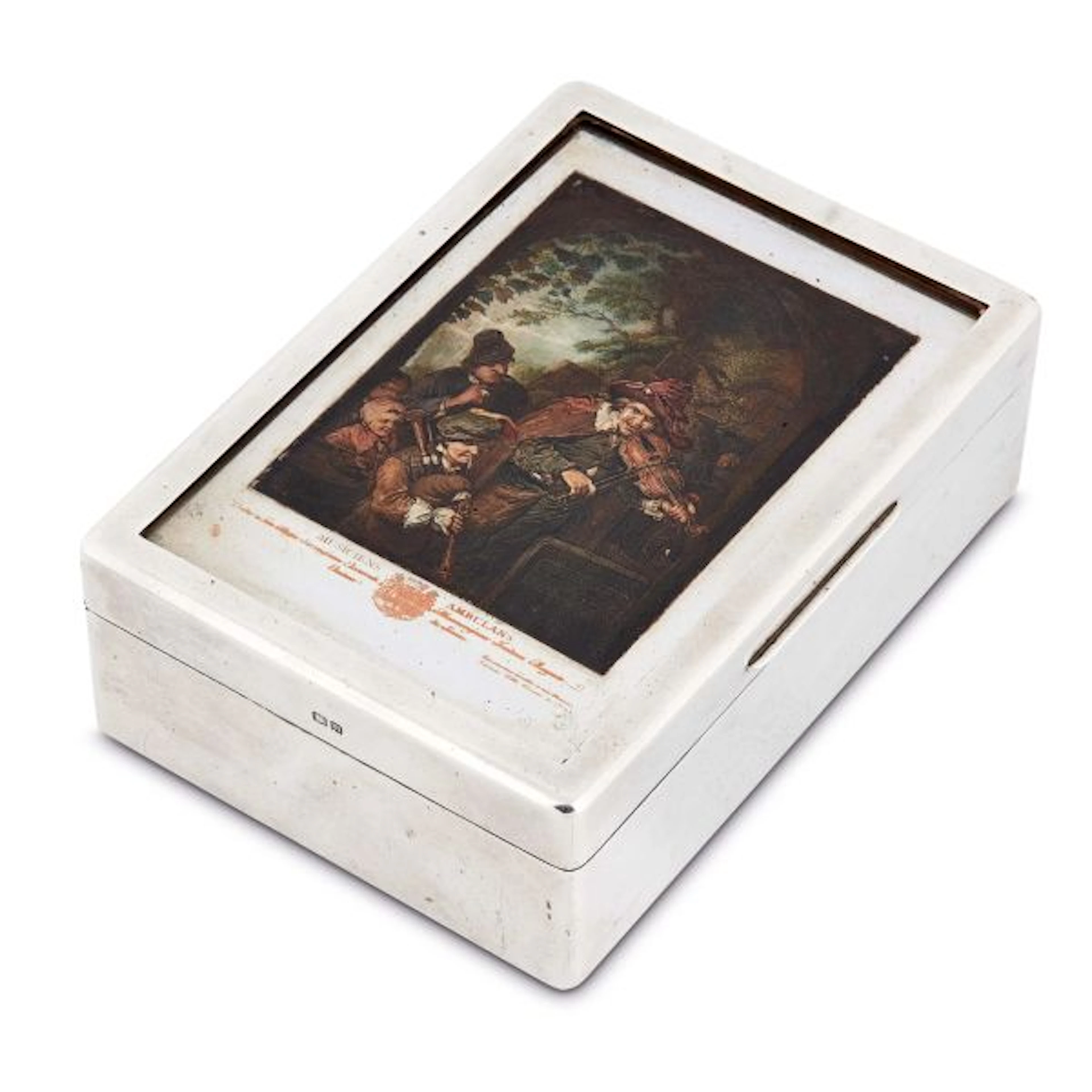 A SILVER BOX, CORNELIUS DESORMEAUX SAUNDERS & JAMES FRANCIS HOLLINGS