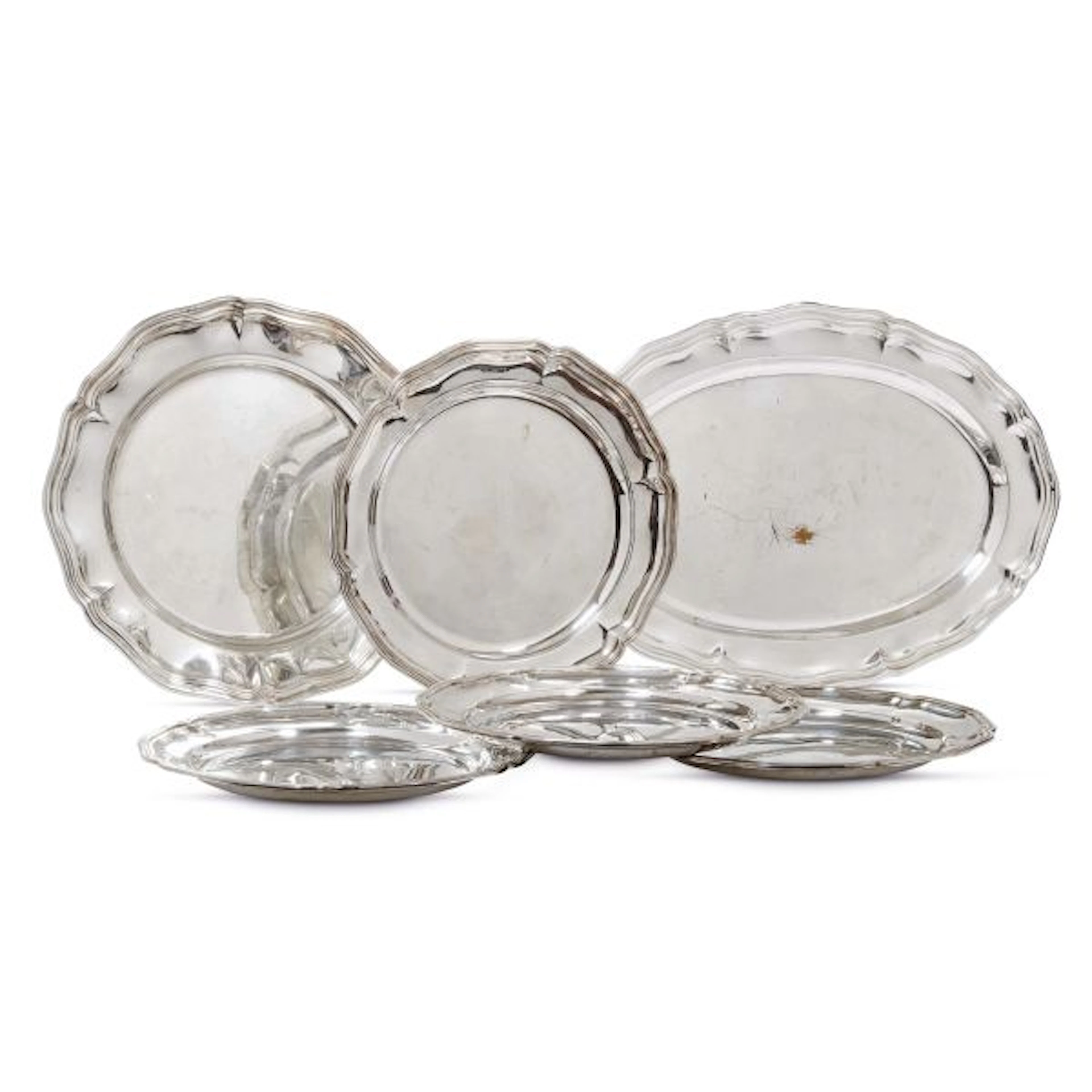 FOUR SERVING DISHES, POGGI, FLORENCE, 20TH CENTURY