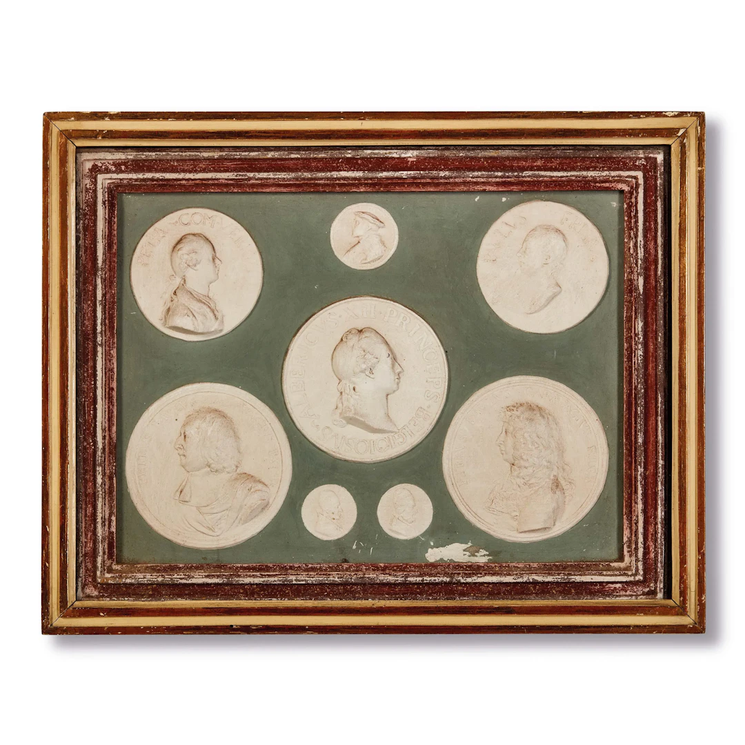 SEVEN ROMAN PANELS, NEOCLASSICAL PERIOD