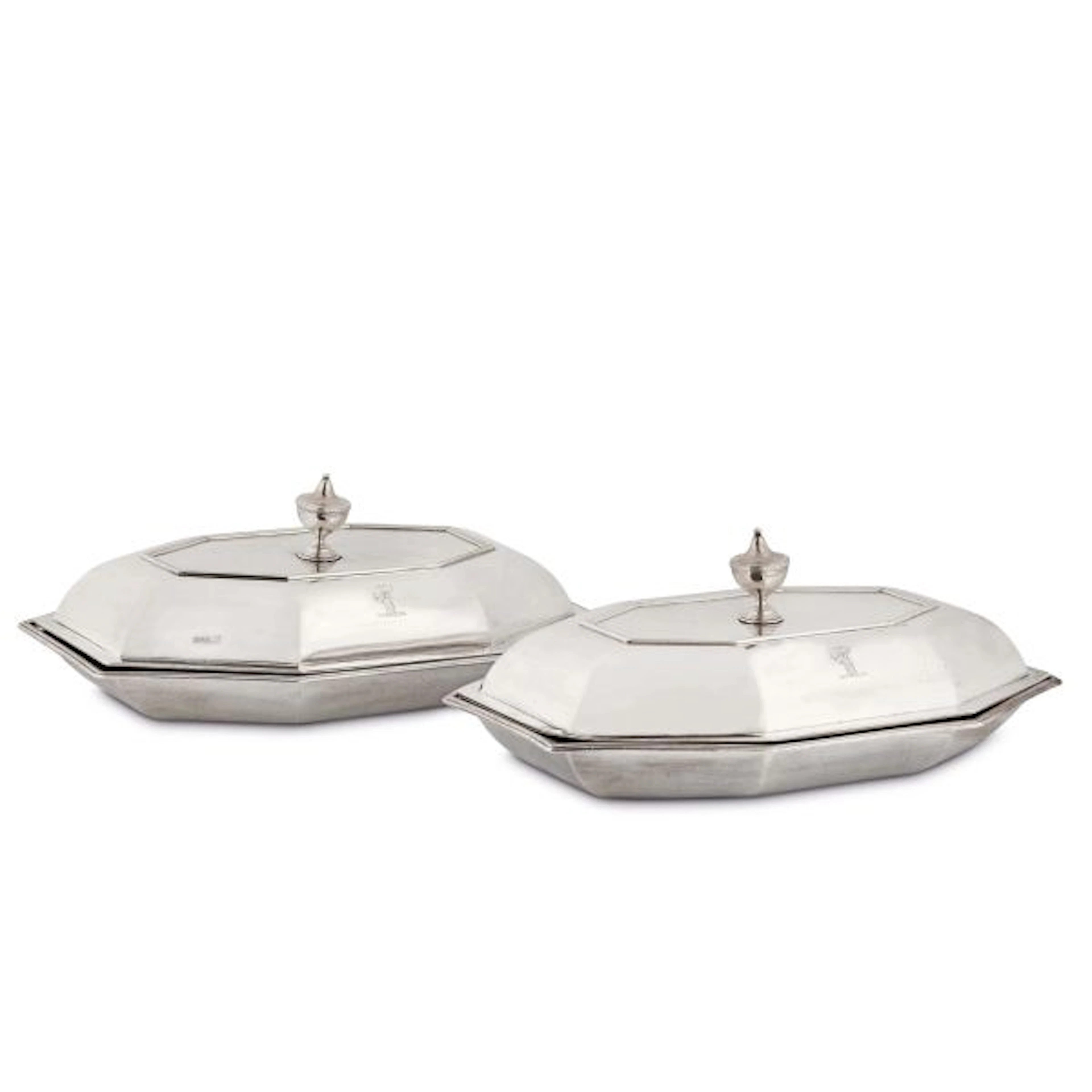 A PAIR OF SILVER LEGUMIÈRES, J. WAKELIN & ROBERT GARRARD, LONDON, 1794