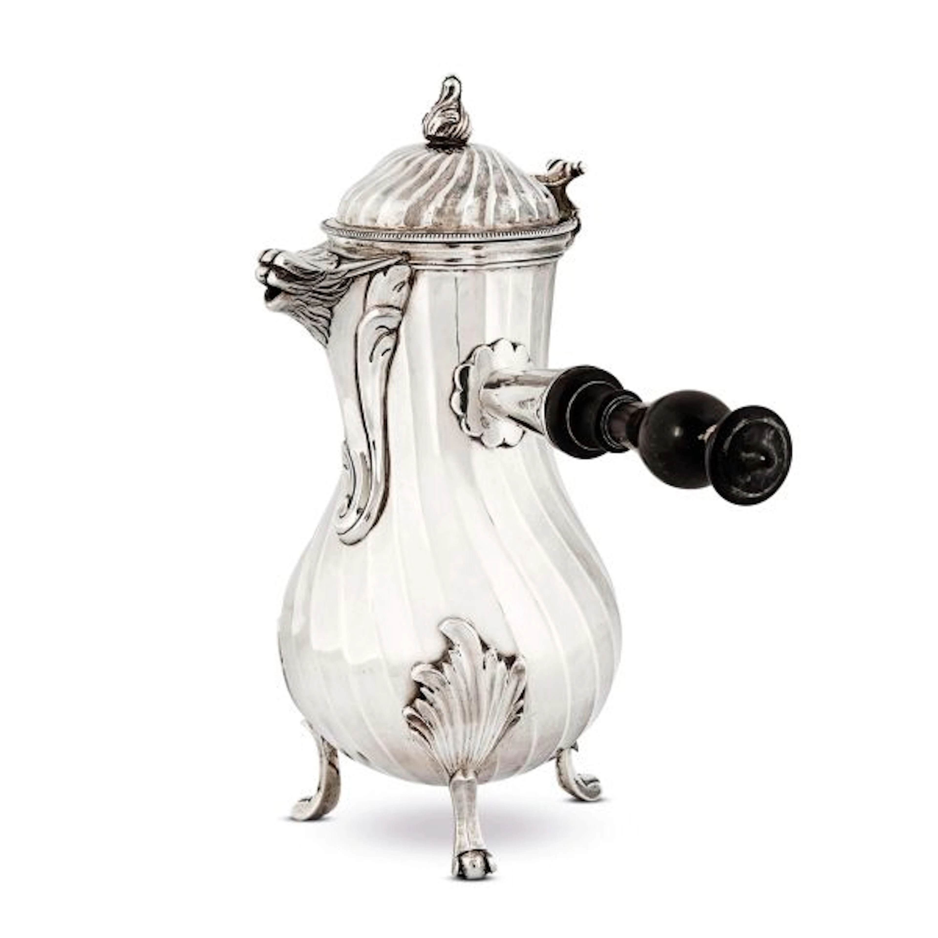 A SILVER COFFEE POT, TURIN, 1789/1816