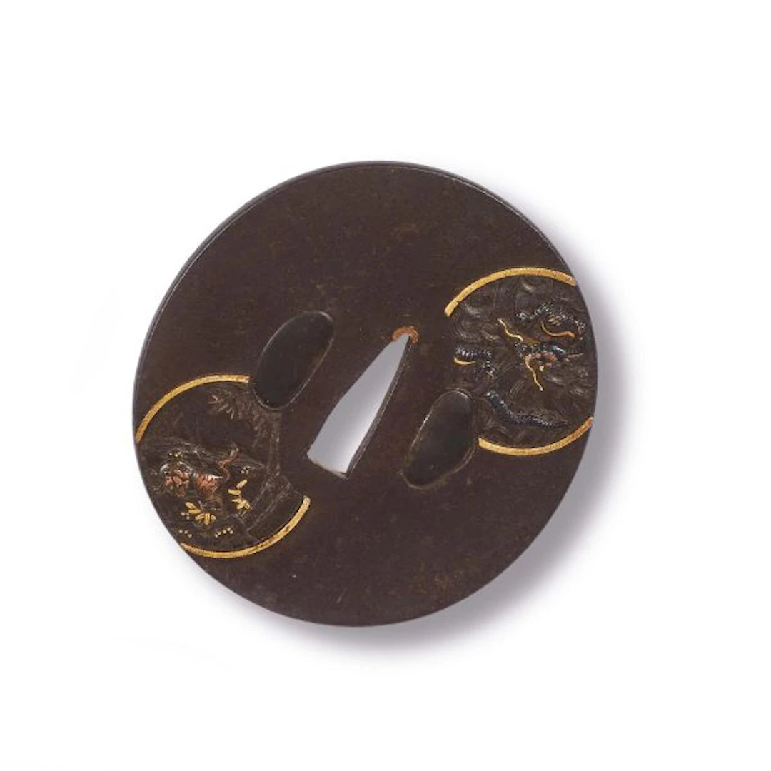 A TSUBA, JAPAN, EDO PERIOD, 19TH CENTURY