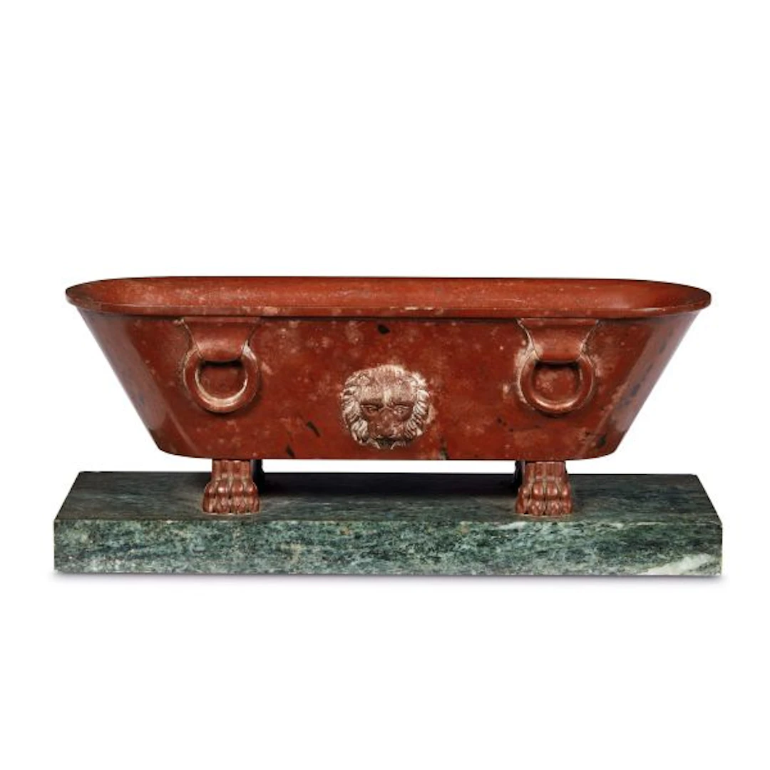 A SMALL ROMAN MODEL OF BASIN, 19TH CENTURY
