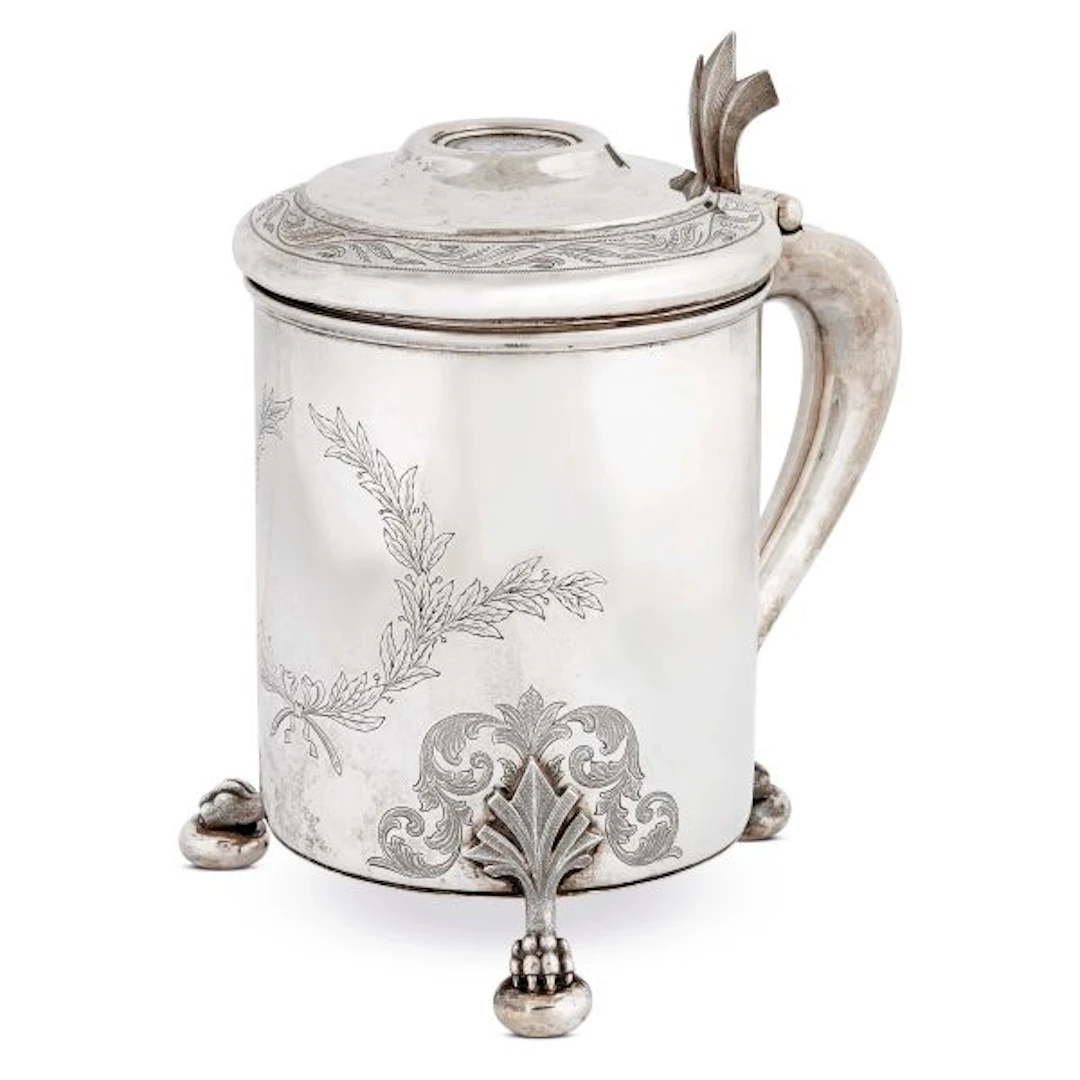 A SILVER TANKARD, ANDERSEN, NORWAY, LATE 19TH CENTURY