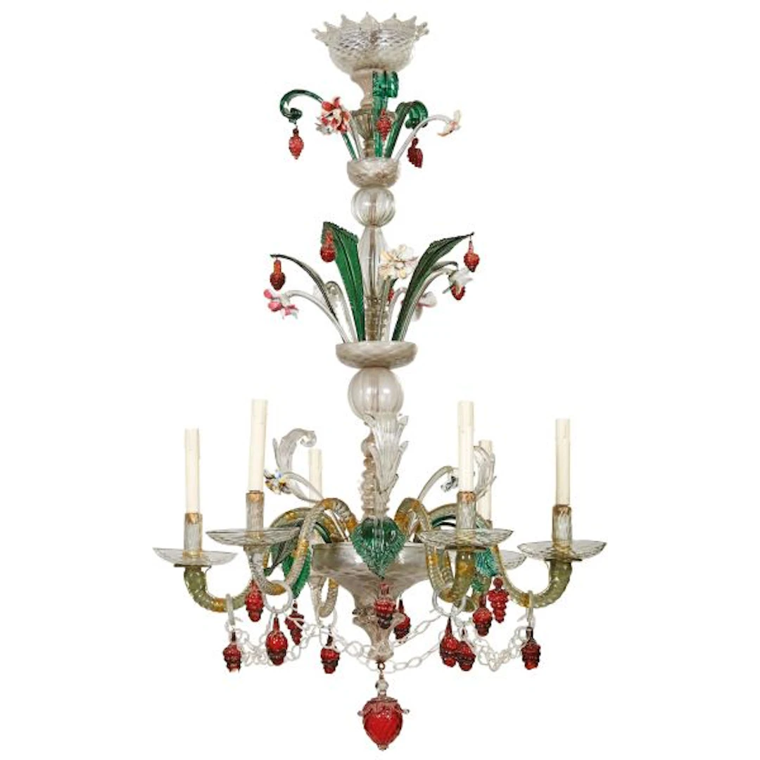A VENETIAN CHANDELIER, 19TH CENTURY