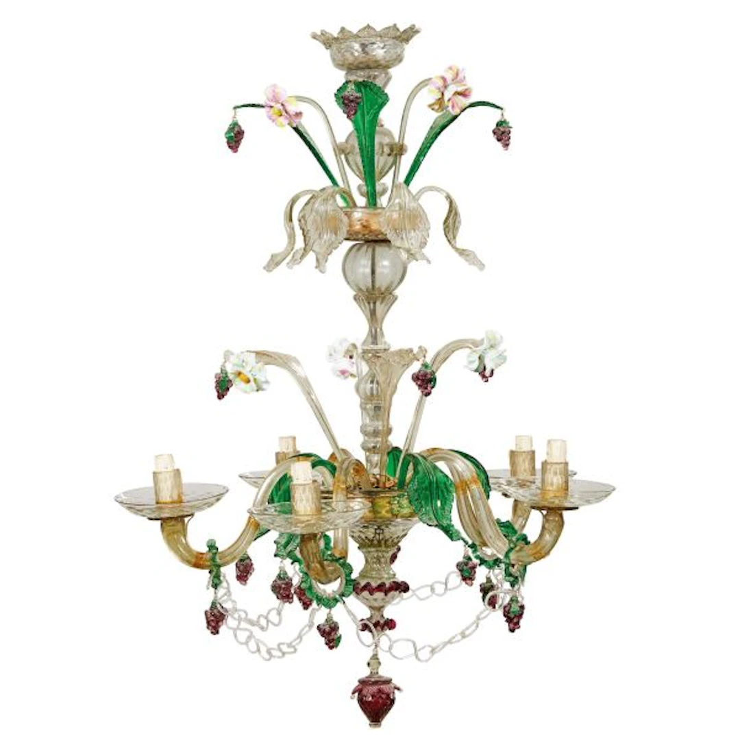 A VENETIAN CHANDELIER, 19TH CENTURY