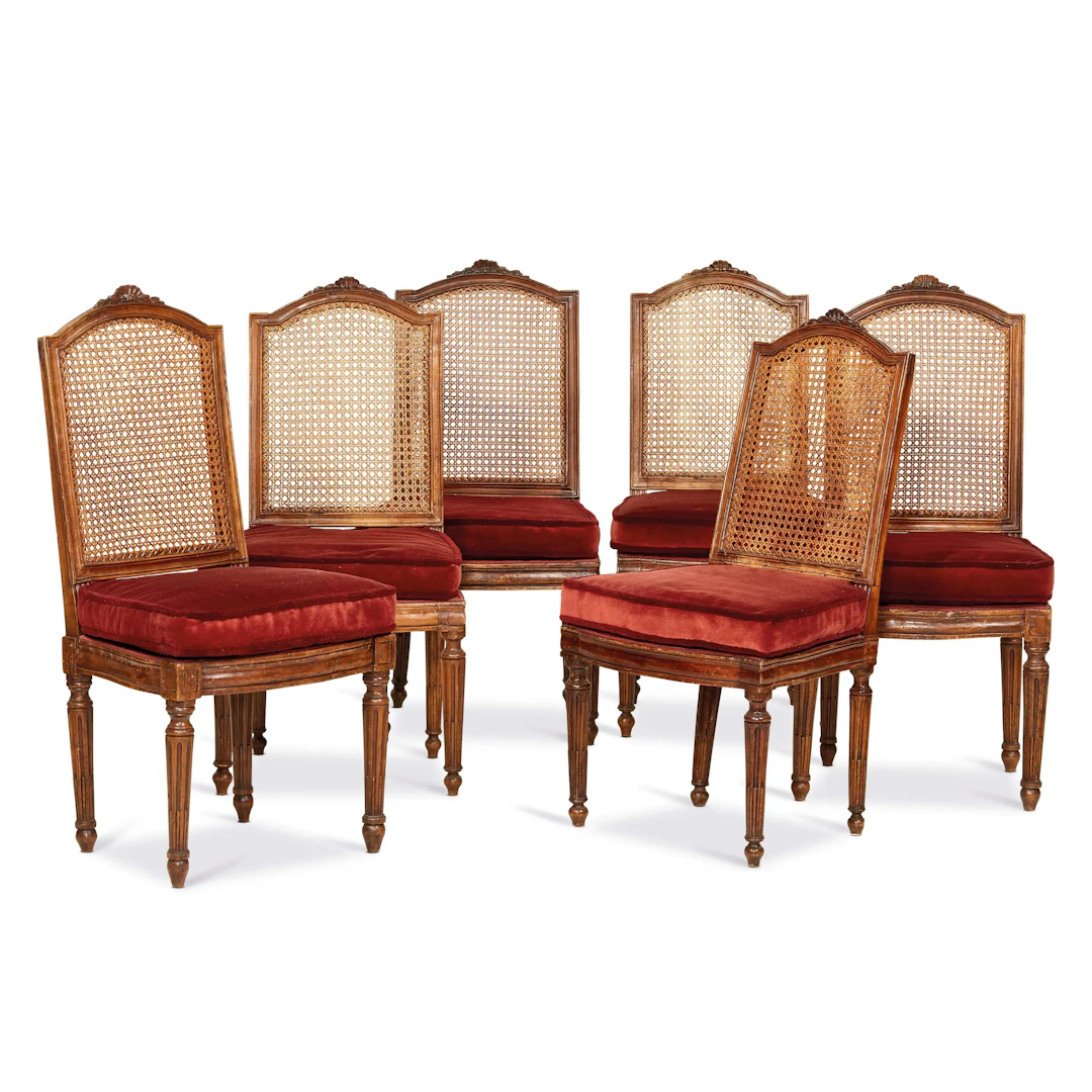 A GENOESE SUITE FURNITURE SET, LATE 18TH CENTURY